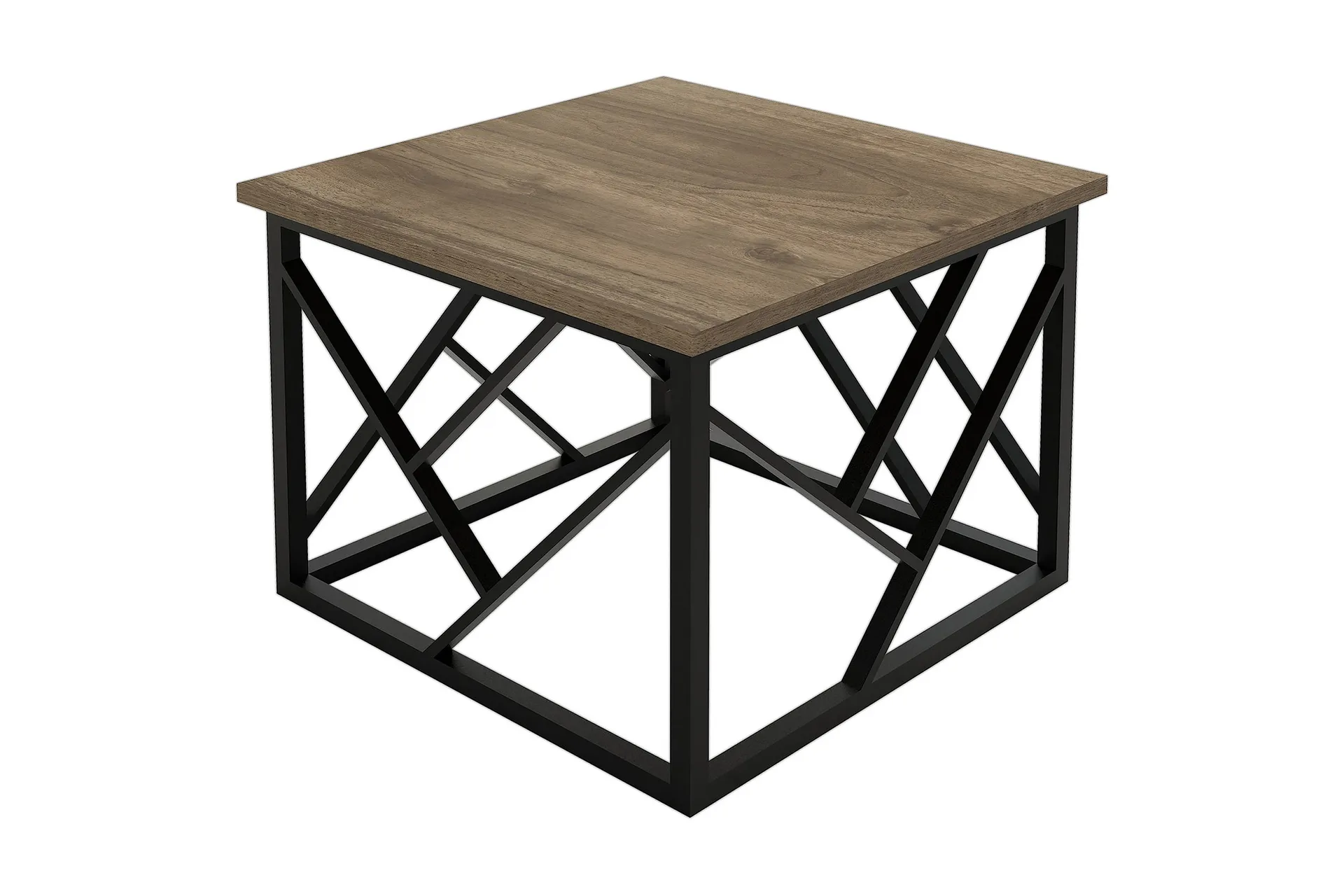 soffbord tyrsberget 54 cm - brun/svart