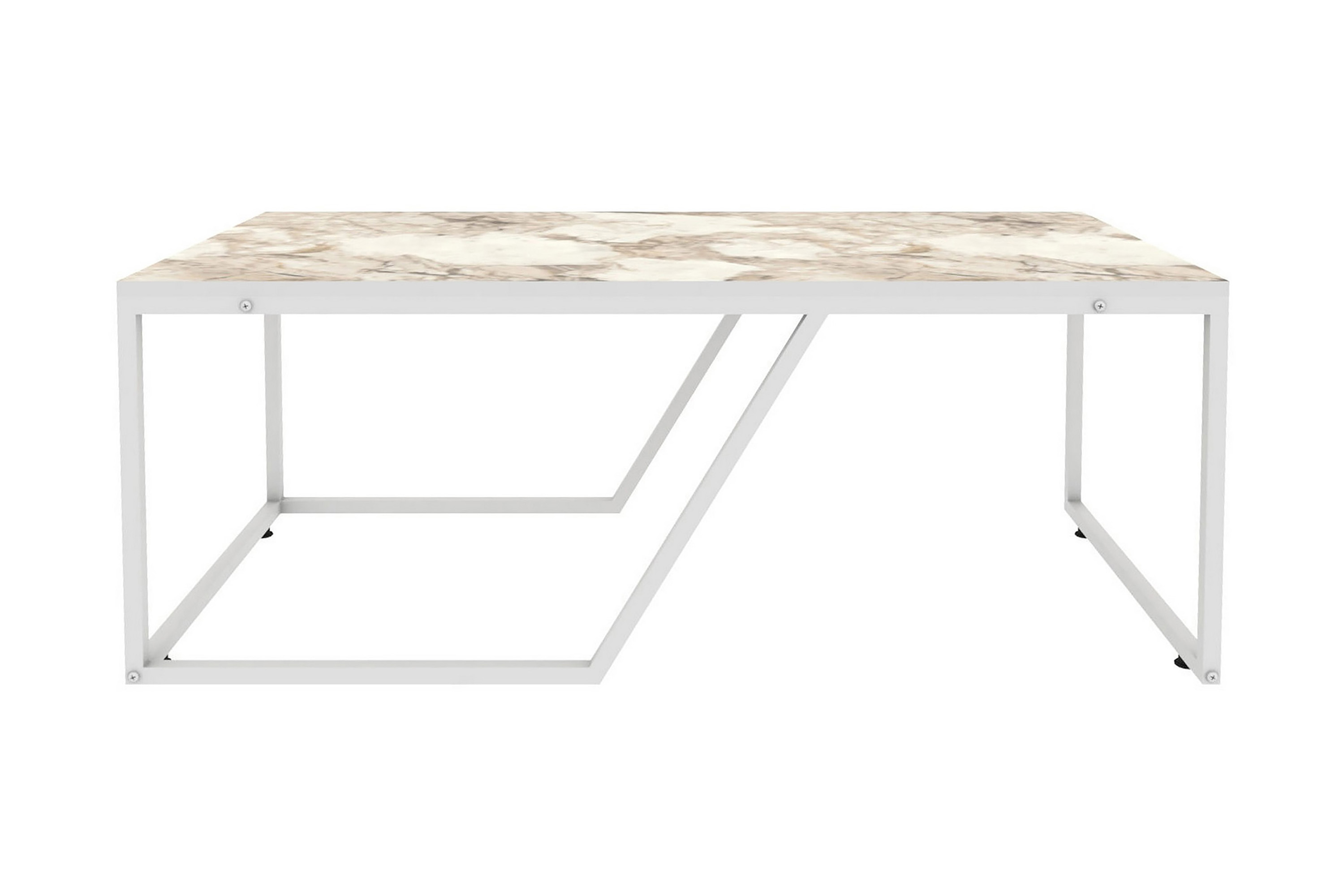 soffbord zakkum 60x48x120 cm - vit