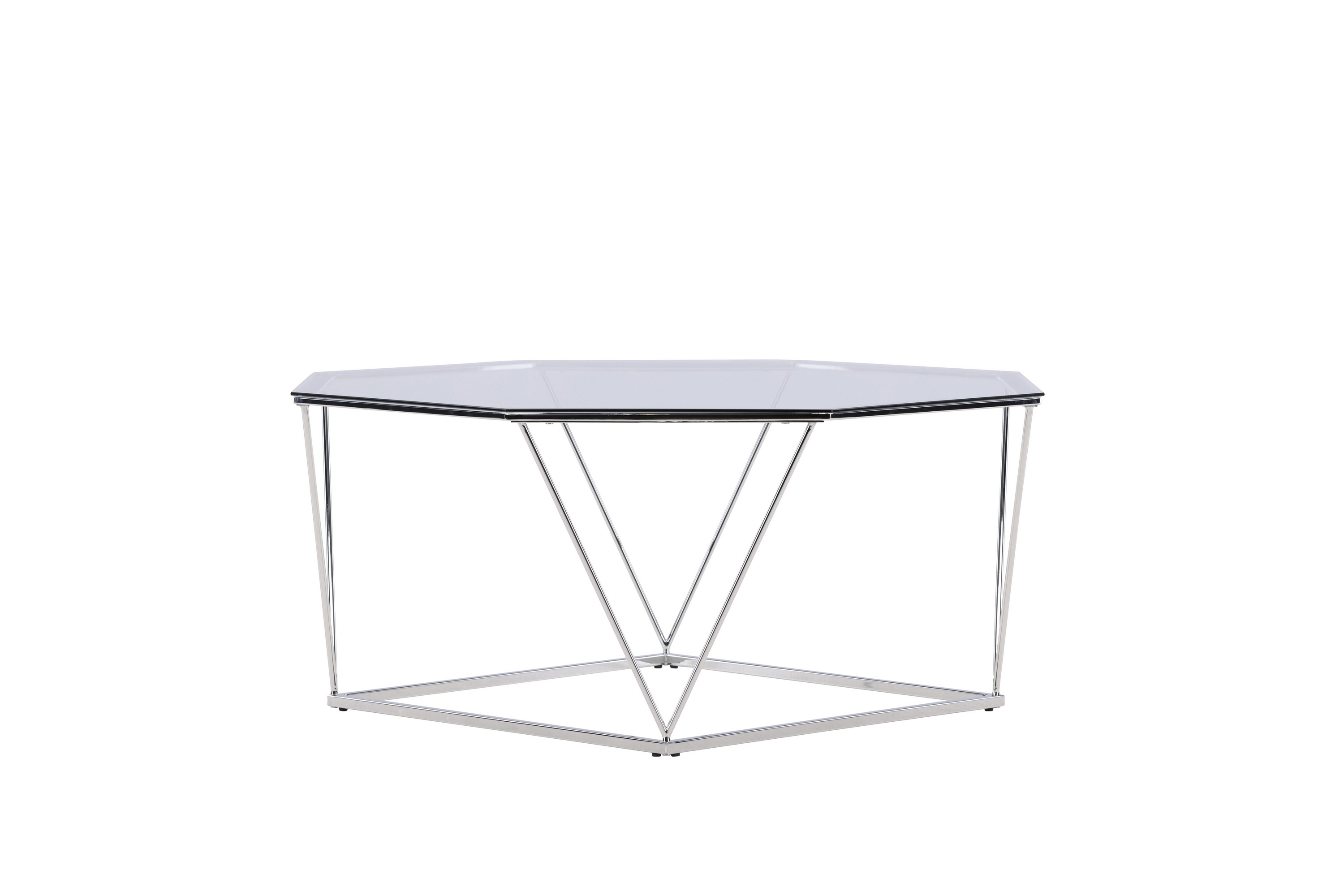 Furniture Fashion Soffbord Österlen 100 cm Transparent - Venture Home 15003-331