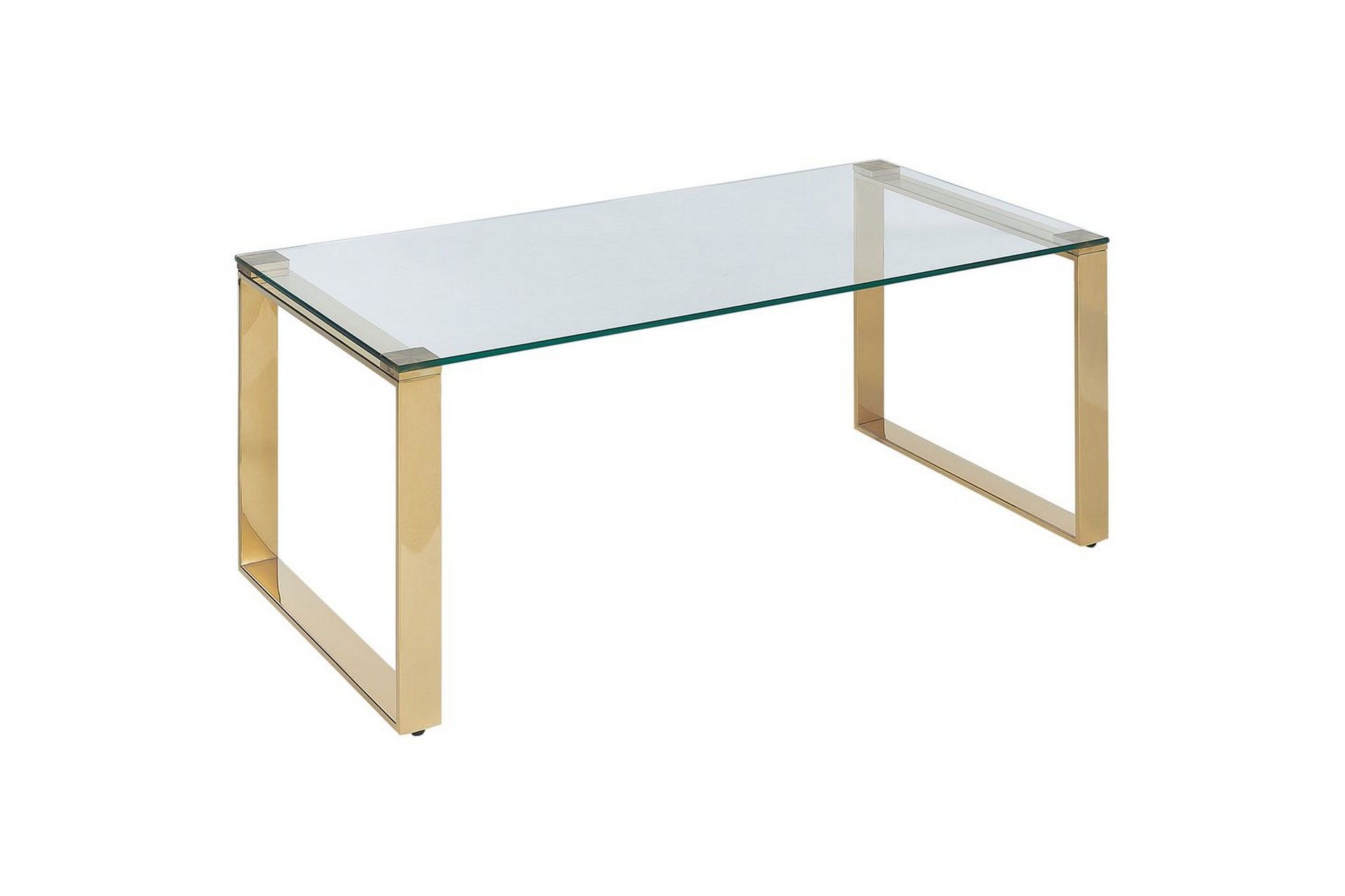 Soffbord Tilon Guld/transparent - Guld/transparent
