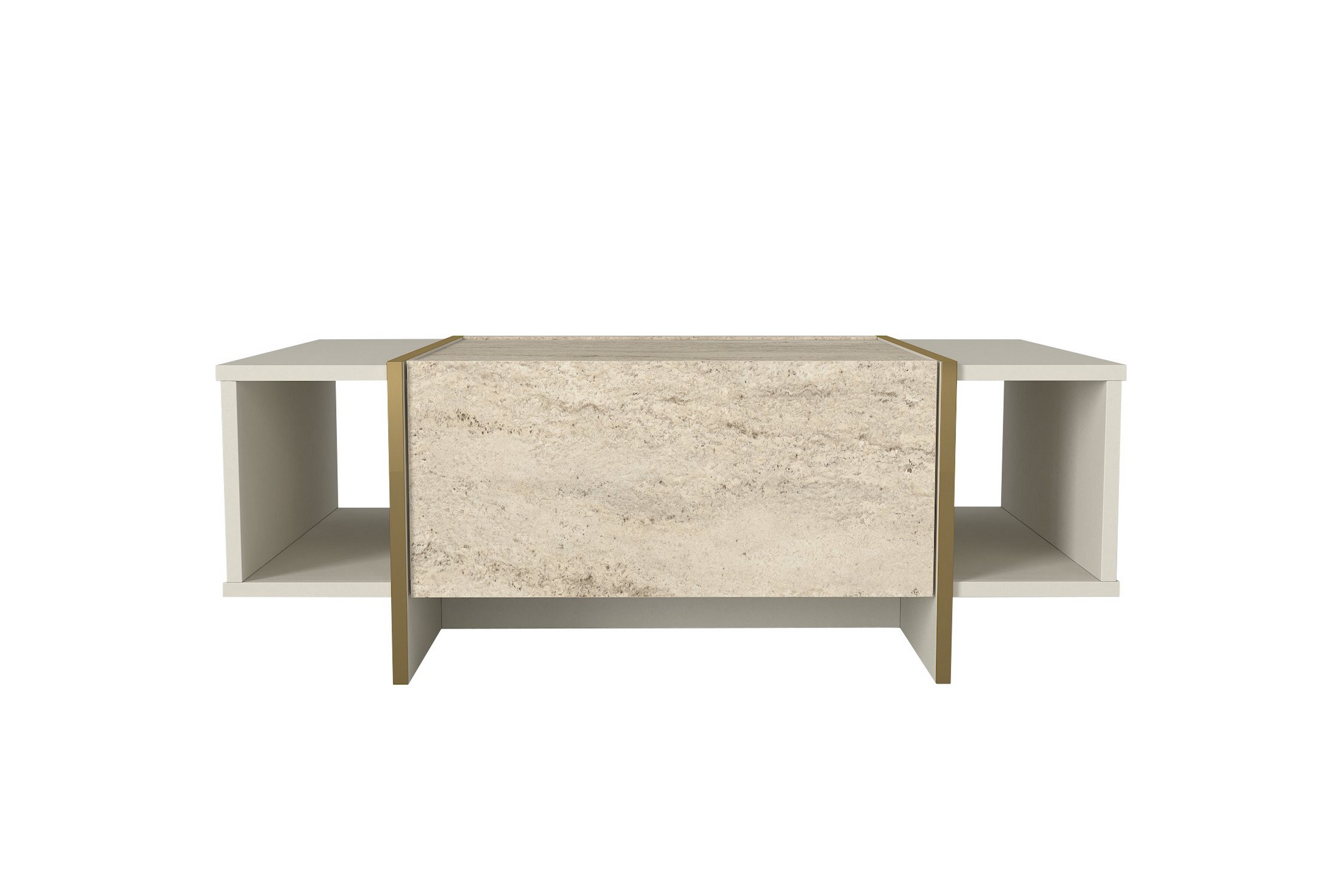 soffbord veyron 104 cm - beige/sandsten