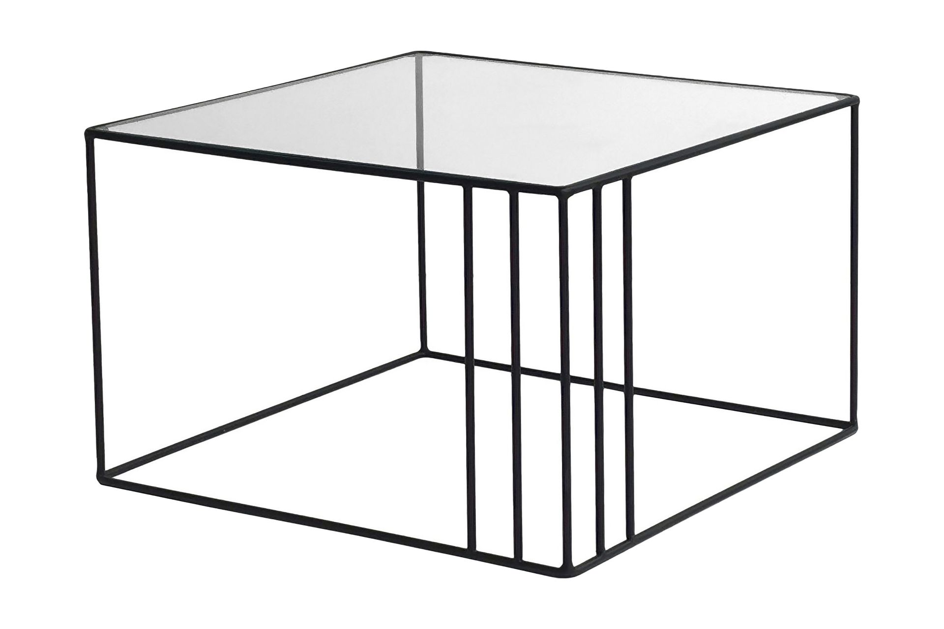Wijkan Soffbord 55 cm - Glas/Svart