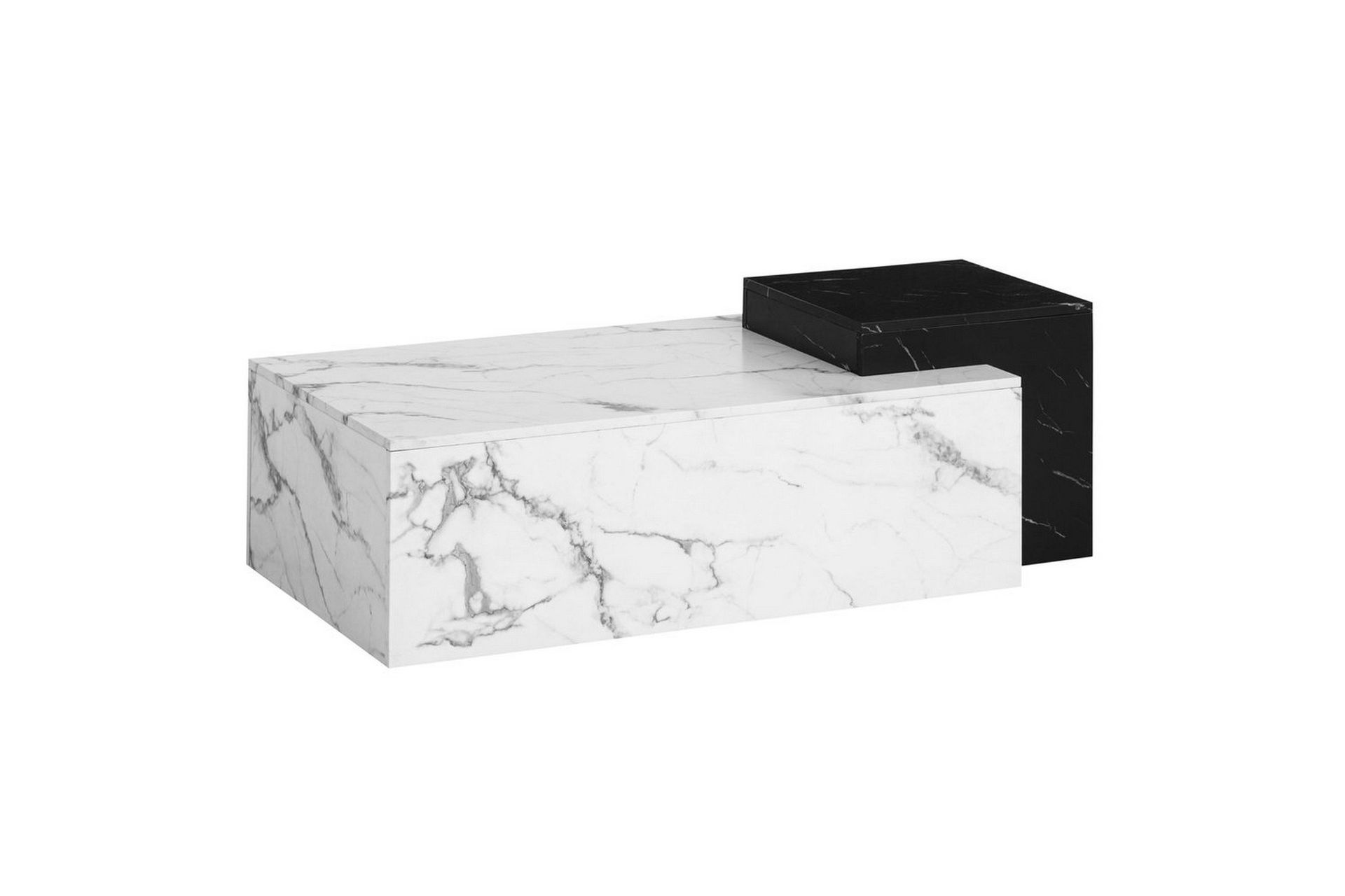 Soffbord Wohnling Marmorblockutseende Rektangul&auml;r Modern -
