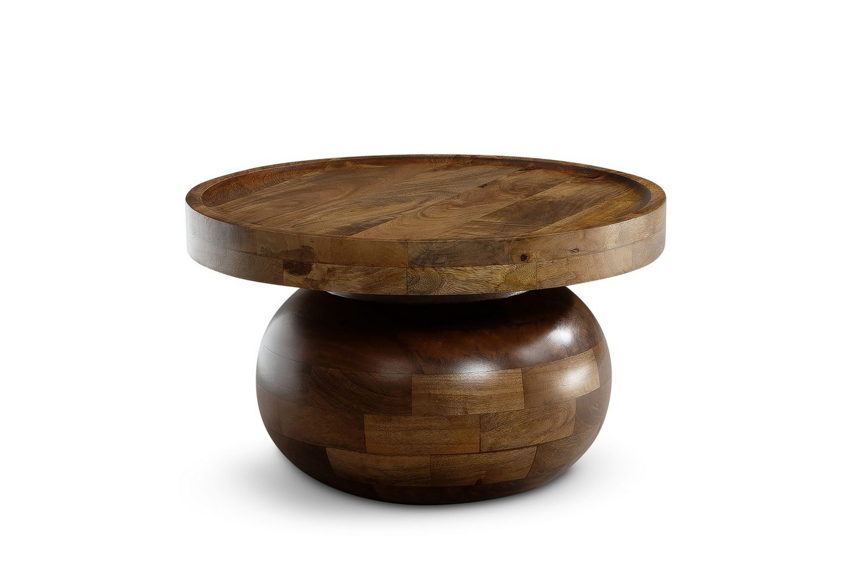 soffbord wohnling massivt trä mango 50 cm organisk optik modern -