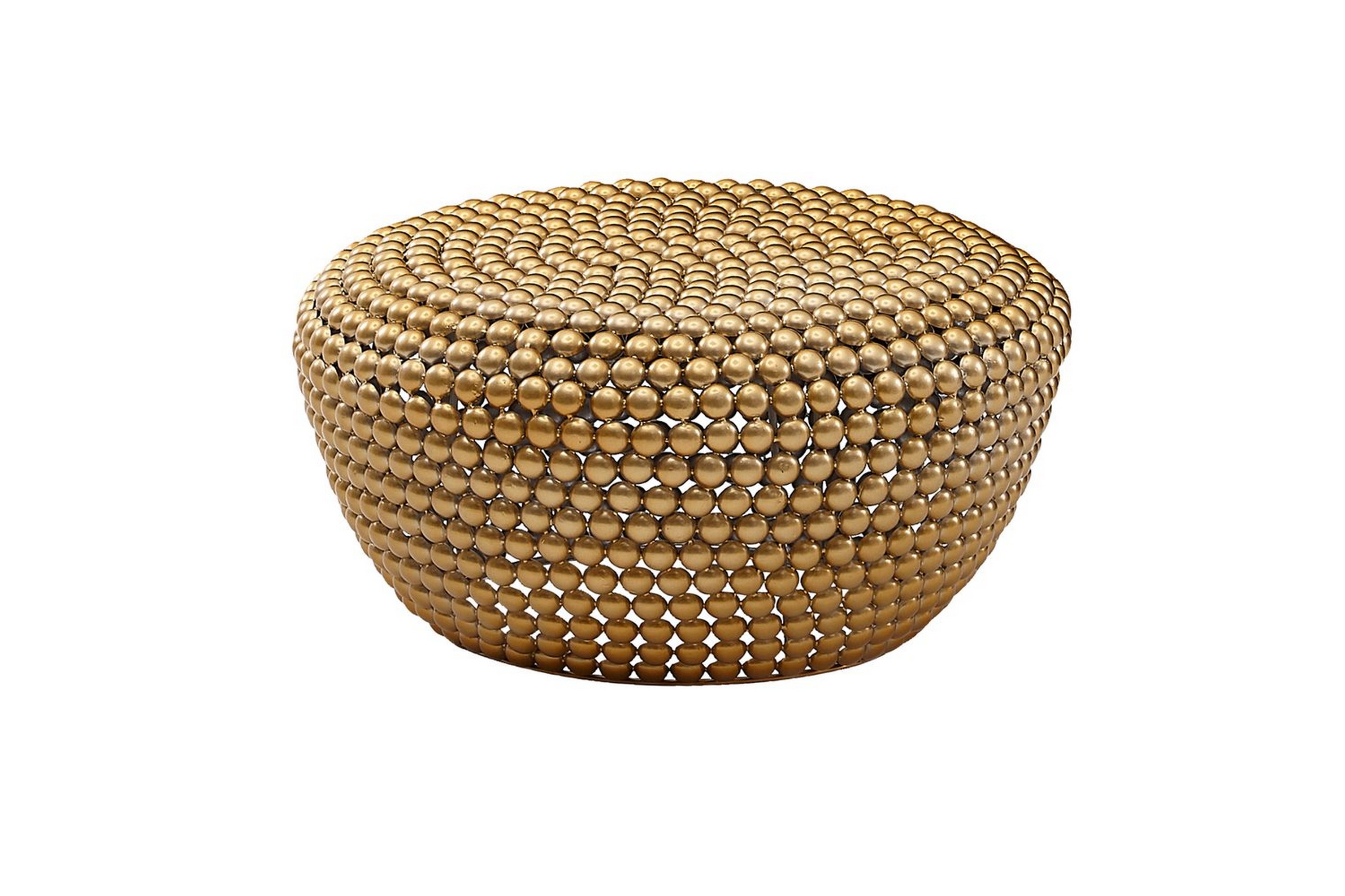 soffbord wohnling metall rund 60 cm halvsfärisk yta modern -