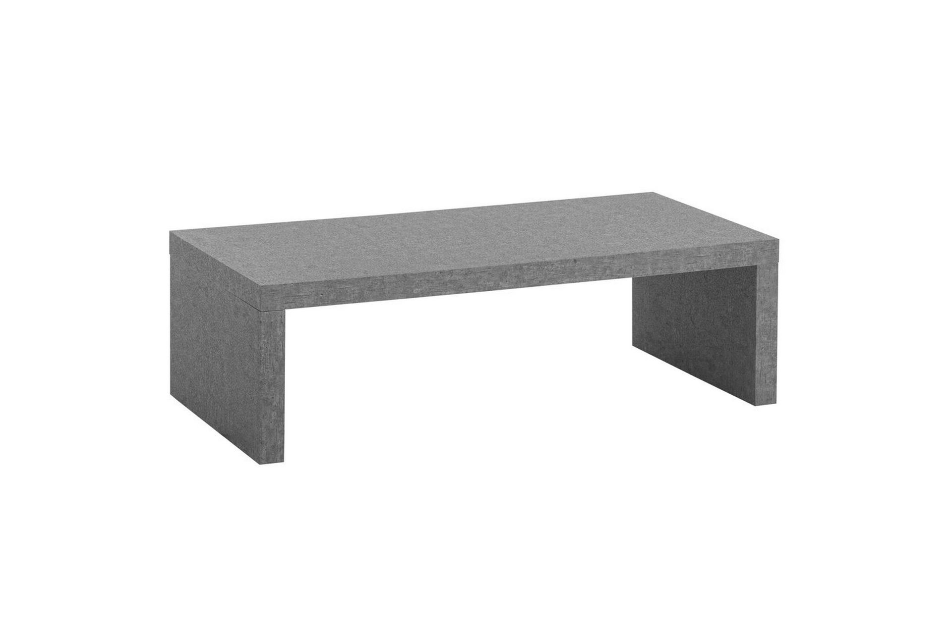 Soffbord Wohnling rektangul&auml;r 110 cm, stenoptik, modern look Gr&aring; - Gr&aring;