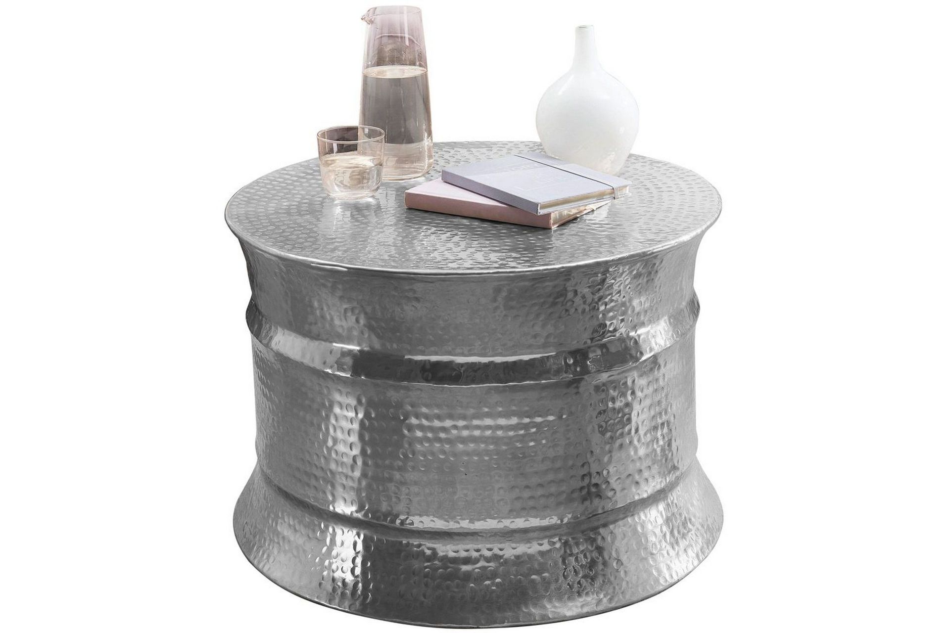 Soffbord Wohnling Rund hamrad aluminiumyta lackerad orientalisk -