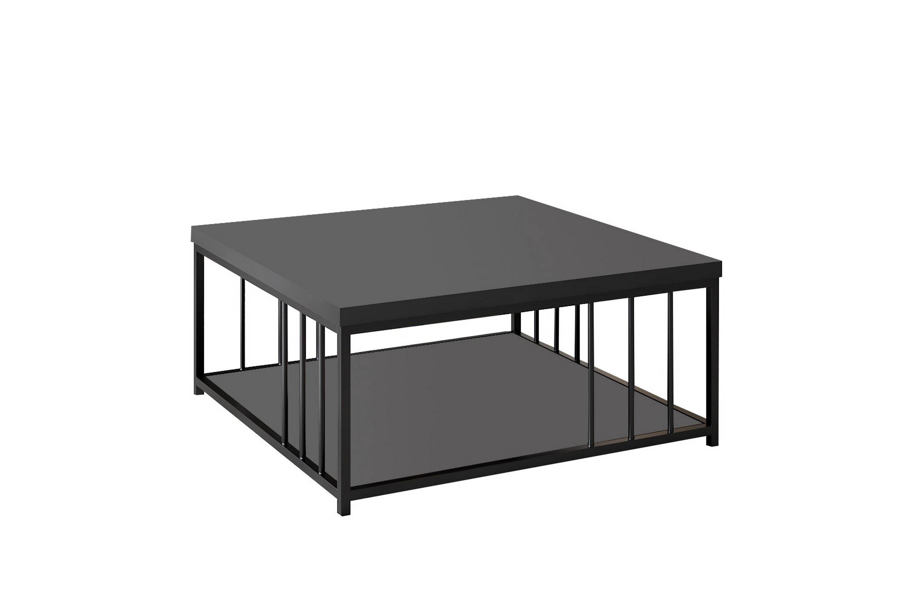 soffbord zenn 90x90 cm svart - hanah home