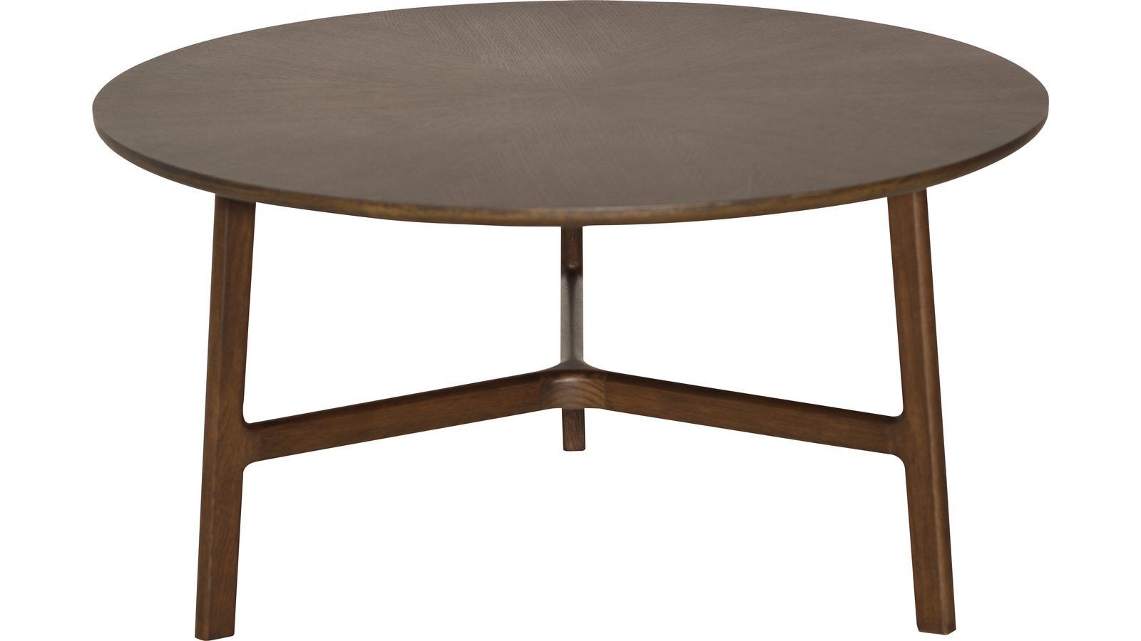 Soffbord Älvros 85 cm - Brunlackad ek