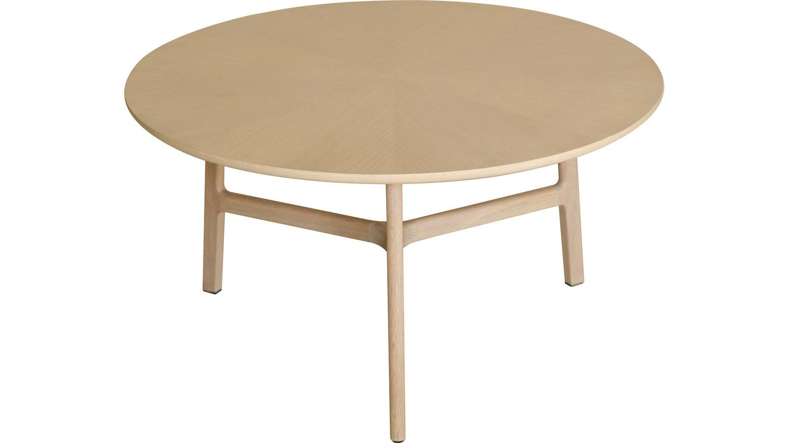 Soffbord Älvros 85 cm - Vitpigmenterad ek