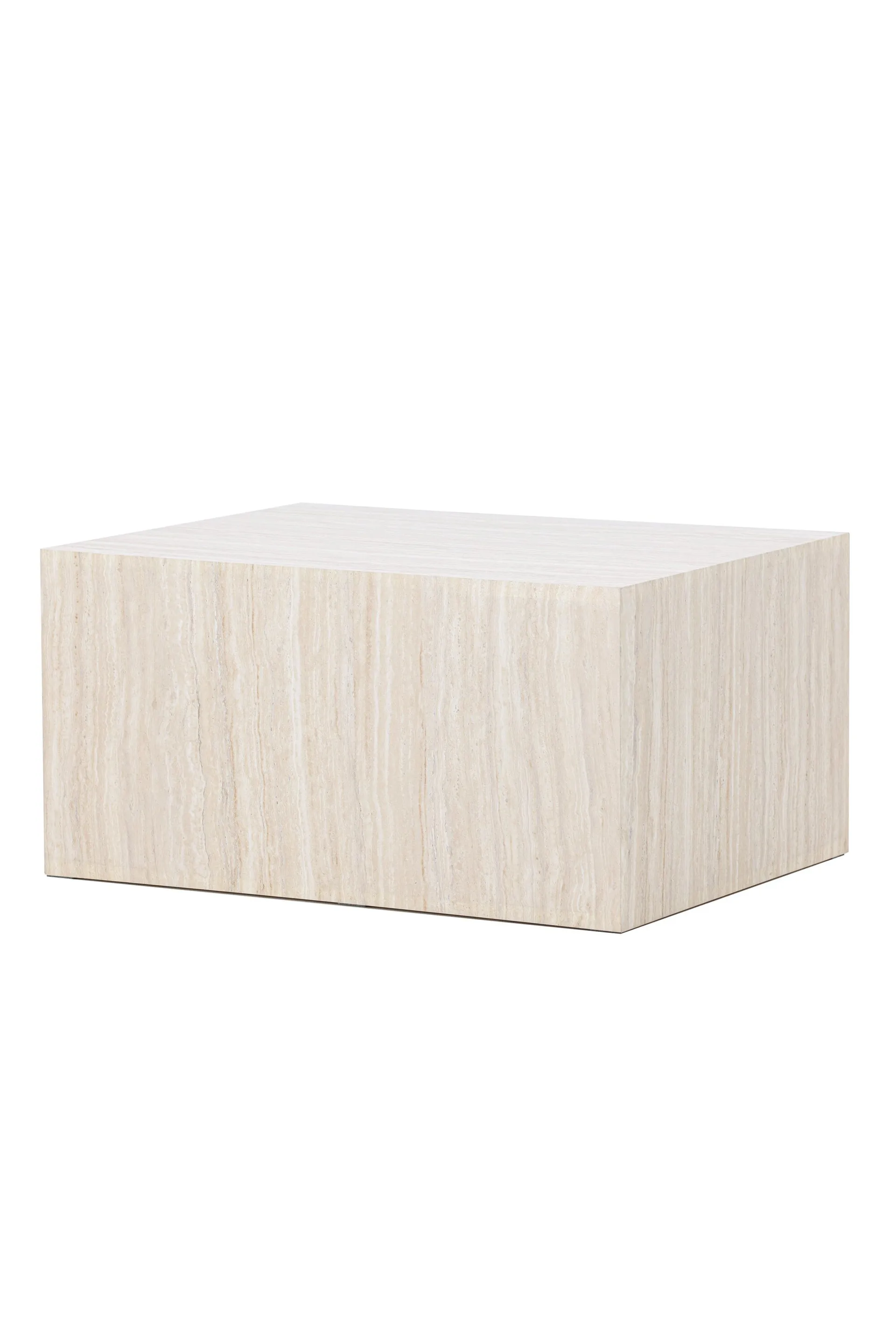 Soffbord Peach York Sofa Table 40x60x80 cm - Travertine Look Beige -