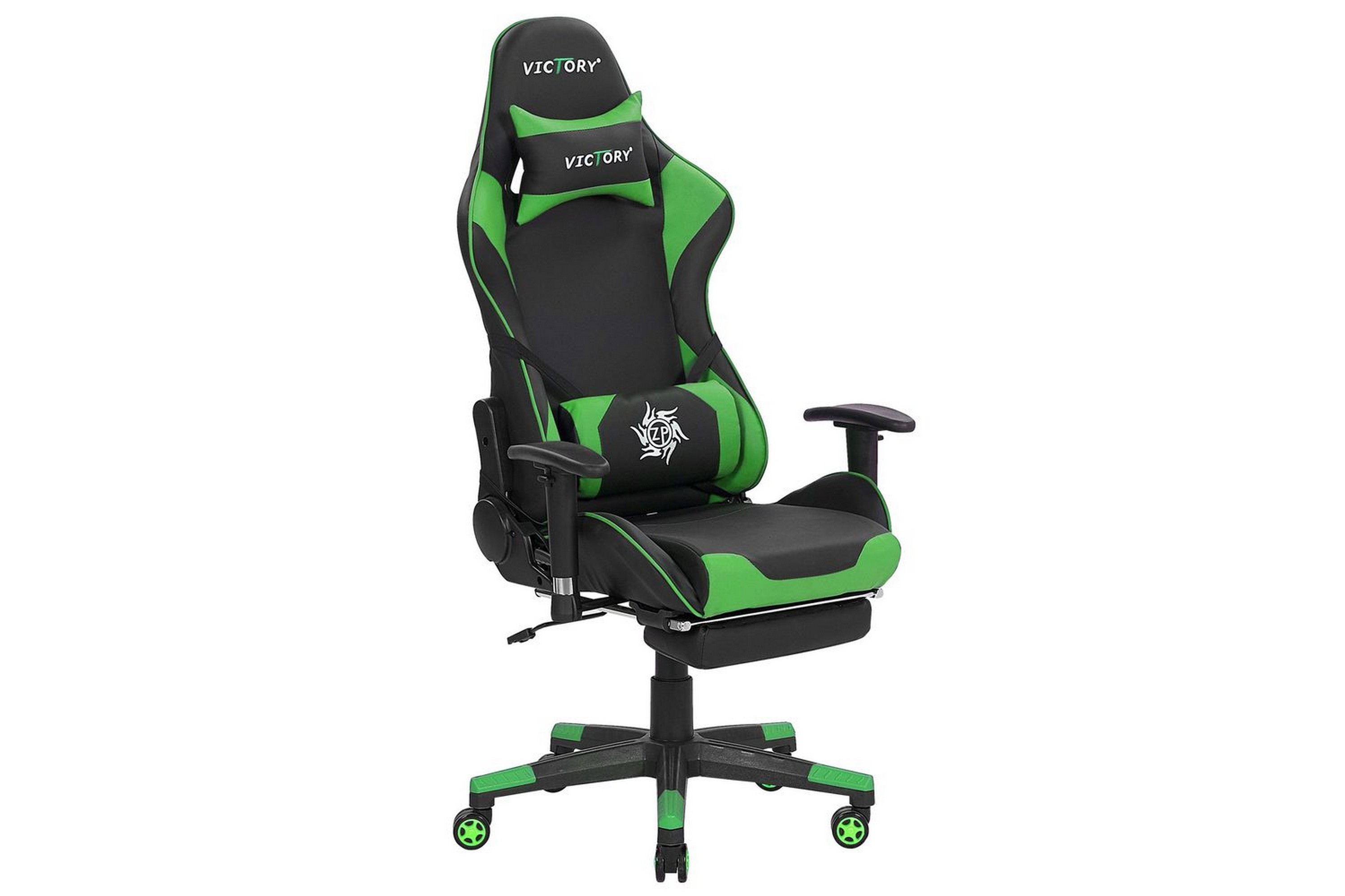 Gamingstol Victory Svart/Grön Svart/Grön