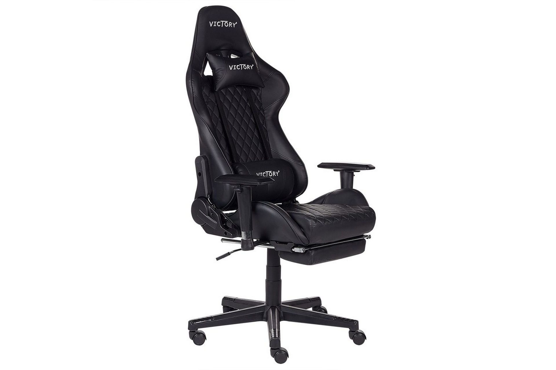 Gamingstol Victory Svart/Vit - Svart/Vit