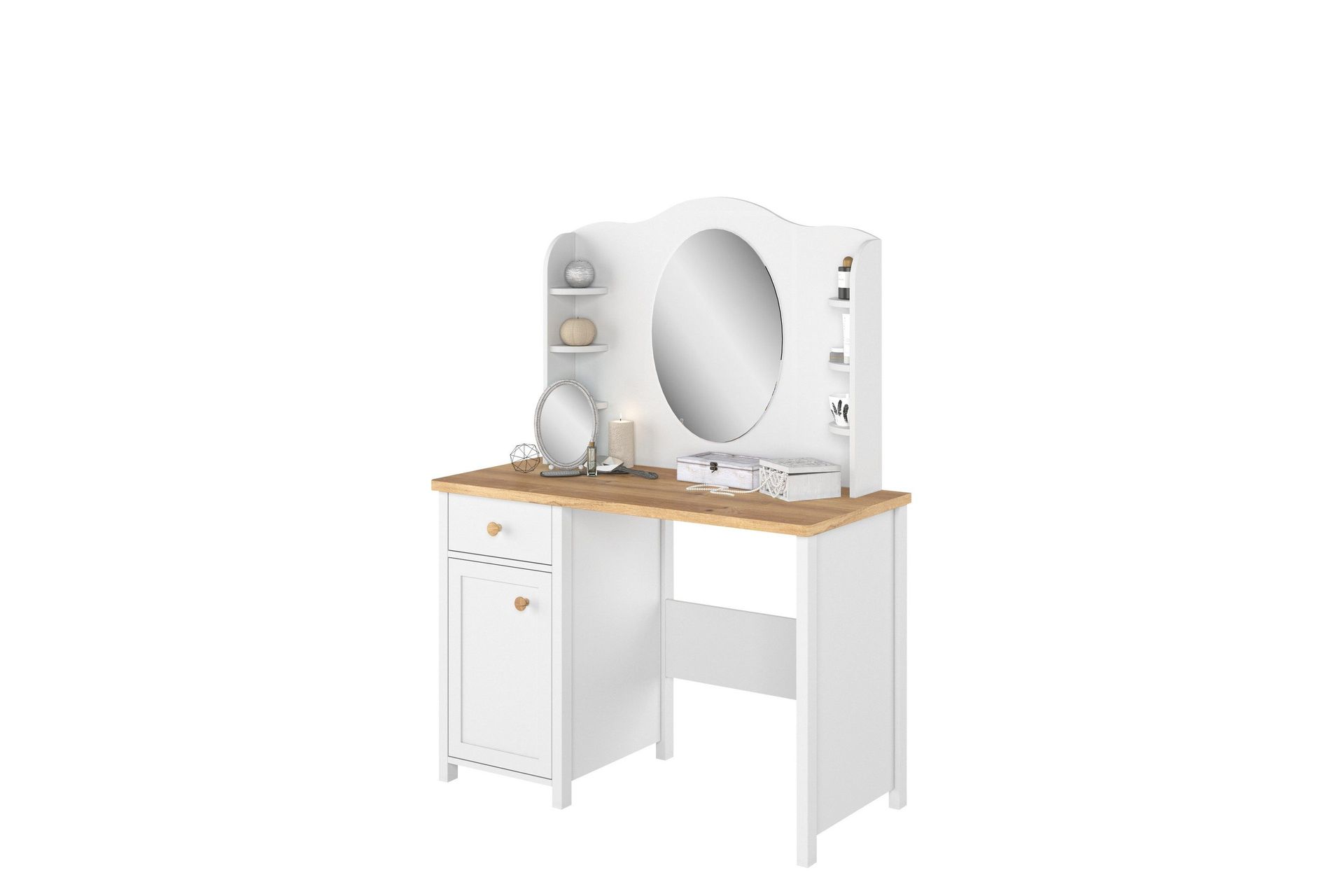 Storys Sminkbord 110x52 cm - Vit