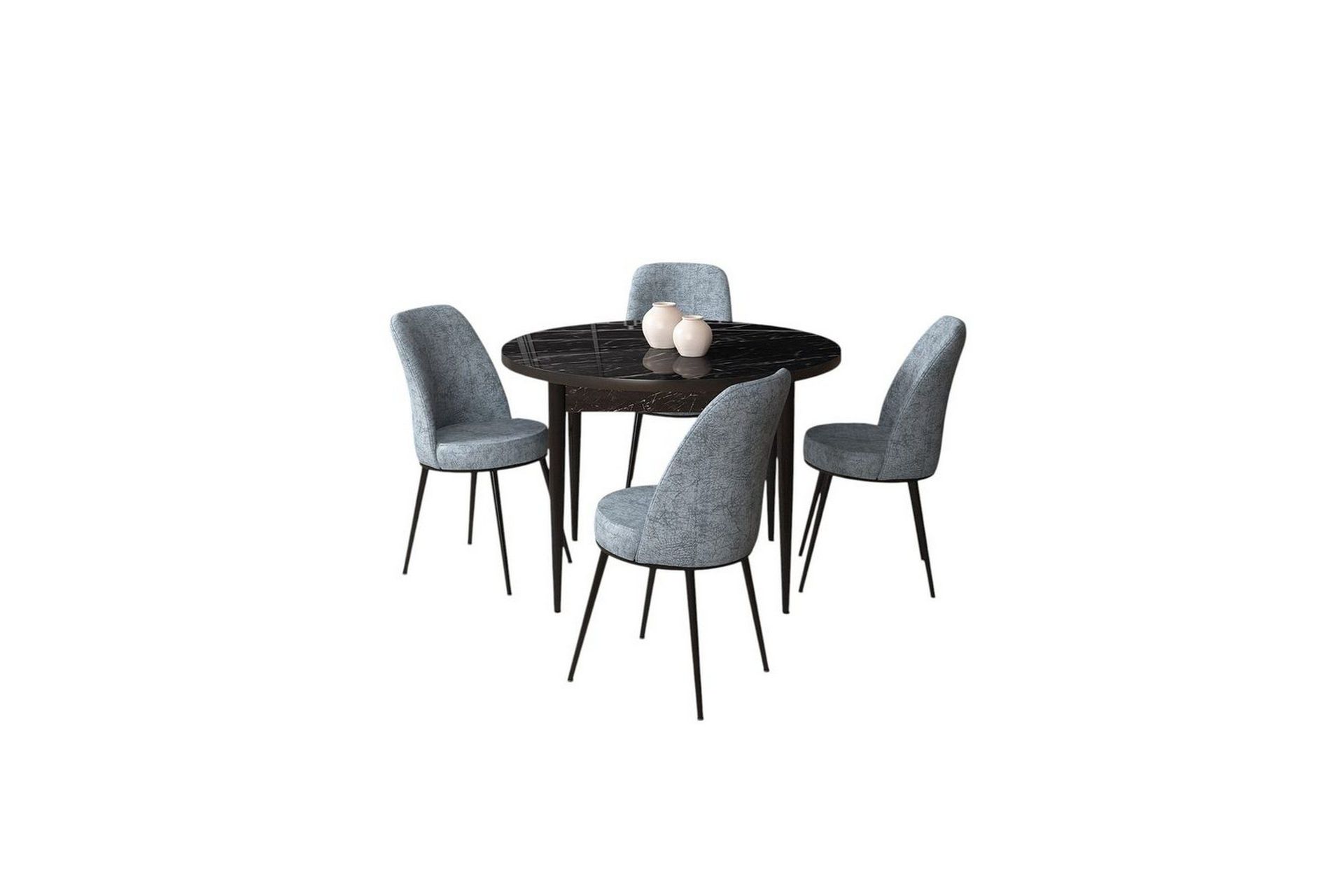 Tor Matgrupp 4-sits - Svart/Gr&aring;