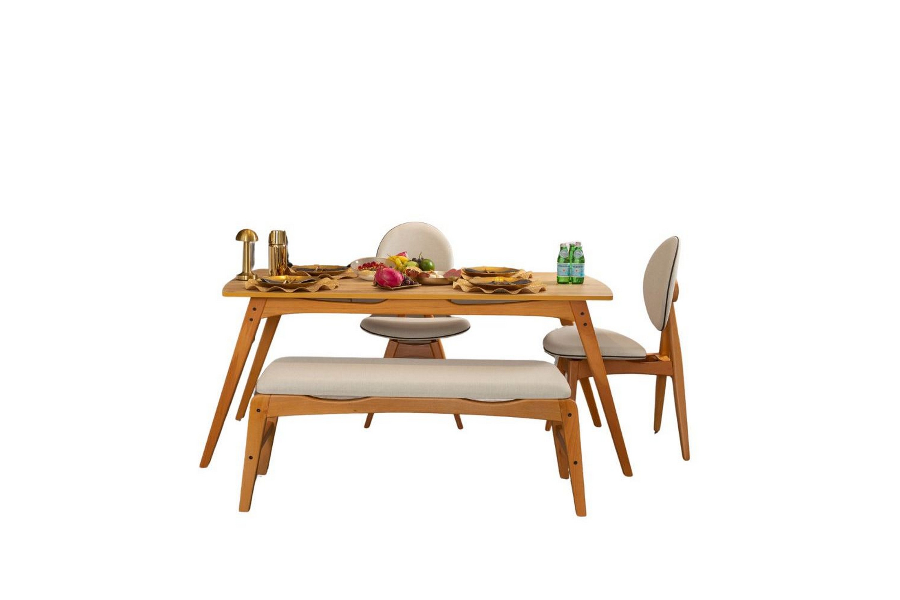 touch matgrupp 160 cm rektangulär - natur