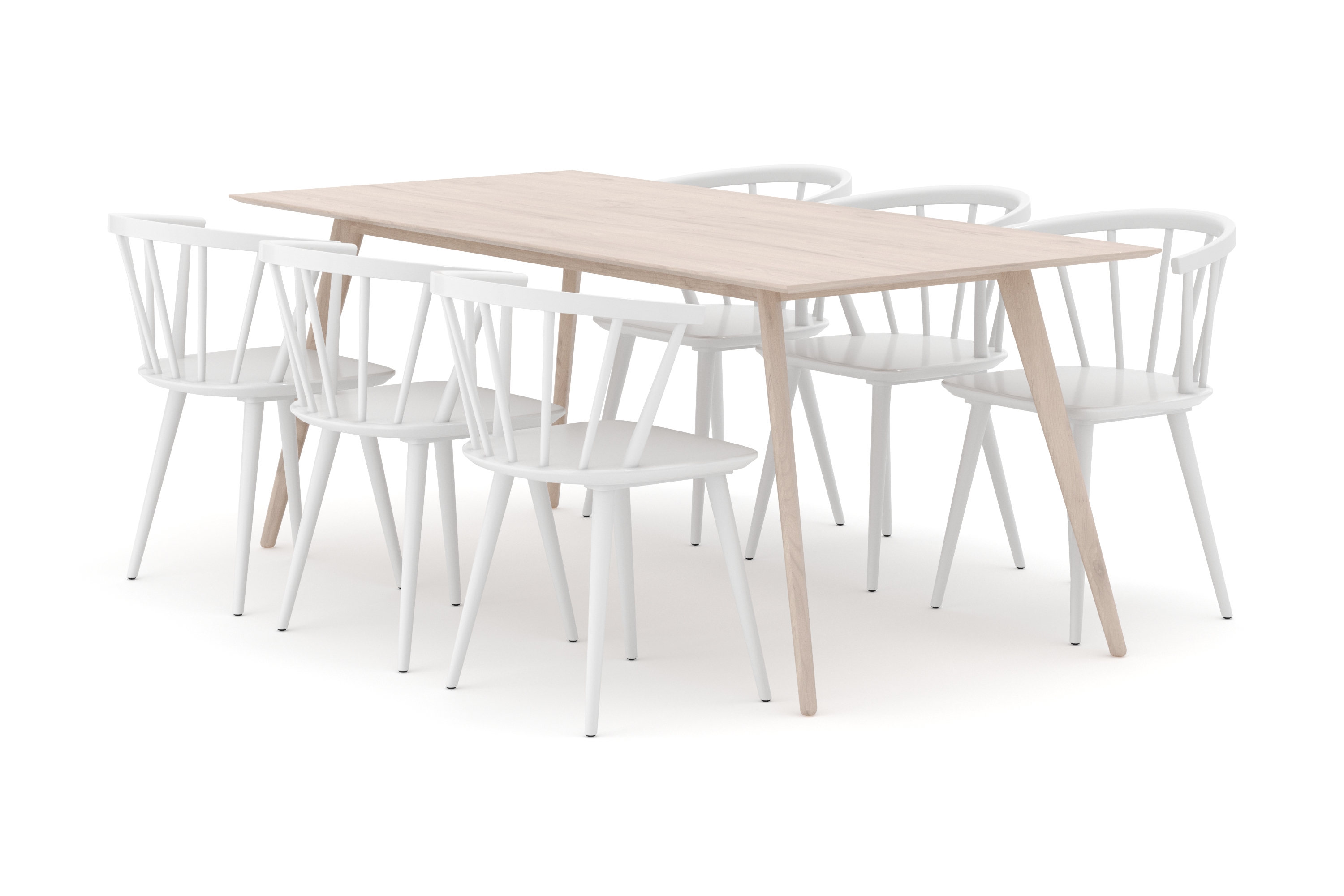 tyrö matgrupp med 6 st tyrö karmstolar -