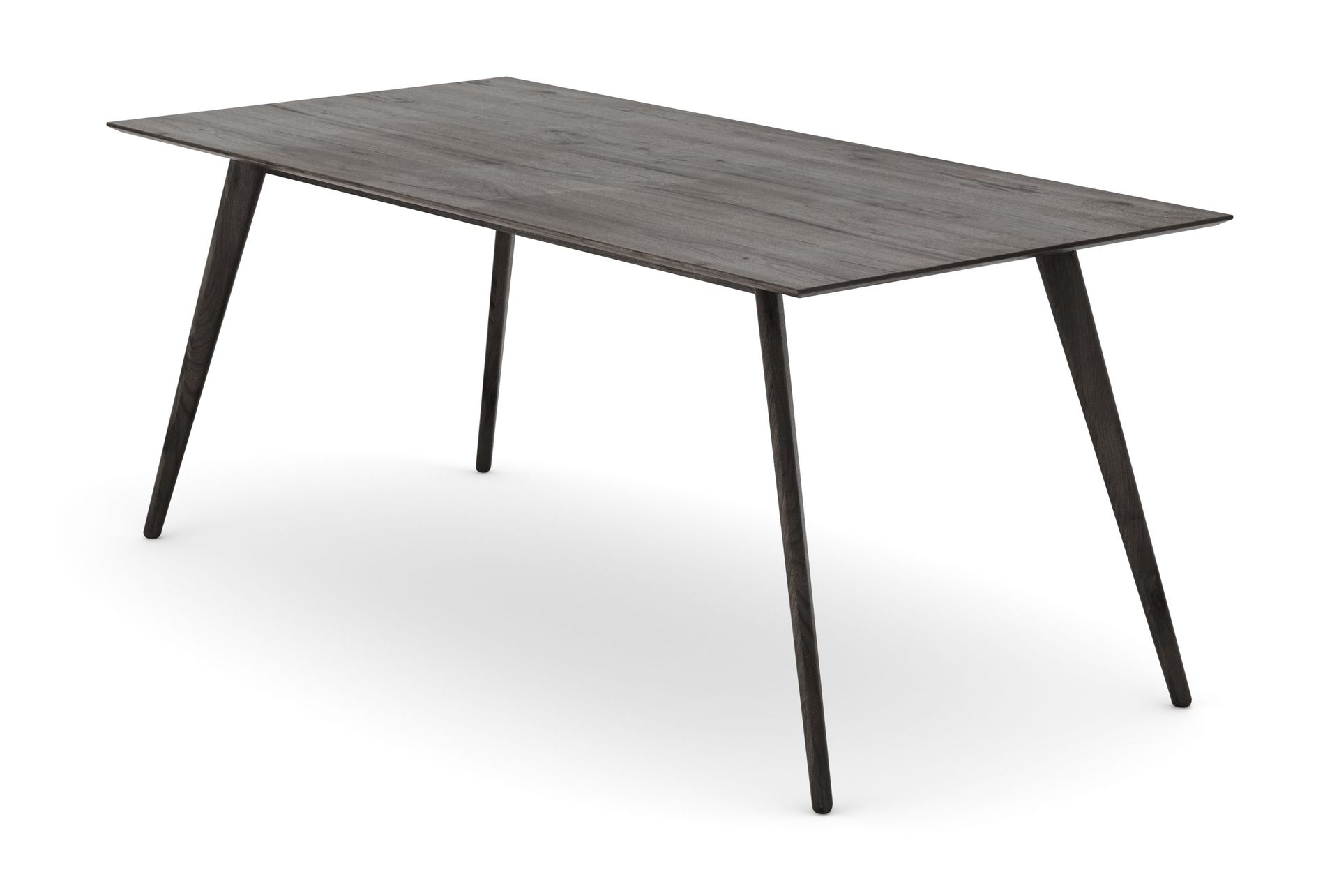 Tyr&ouml; Rektangul&auml;r Matbord & k&ouml;ksbord 190 cm x 90 cm Asktr&auml; - R&ouml;kt ek