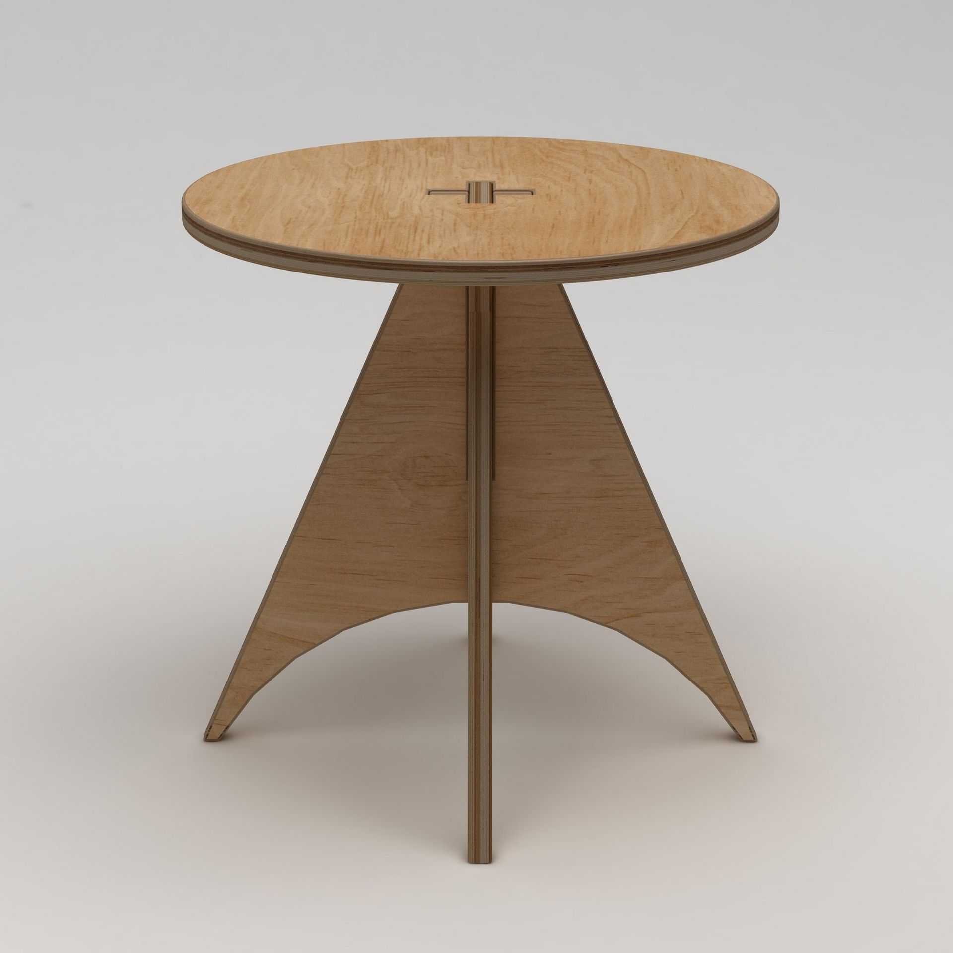 Velora Matbord 75 cm - Naturligt tr&auml;