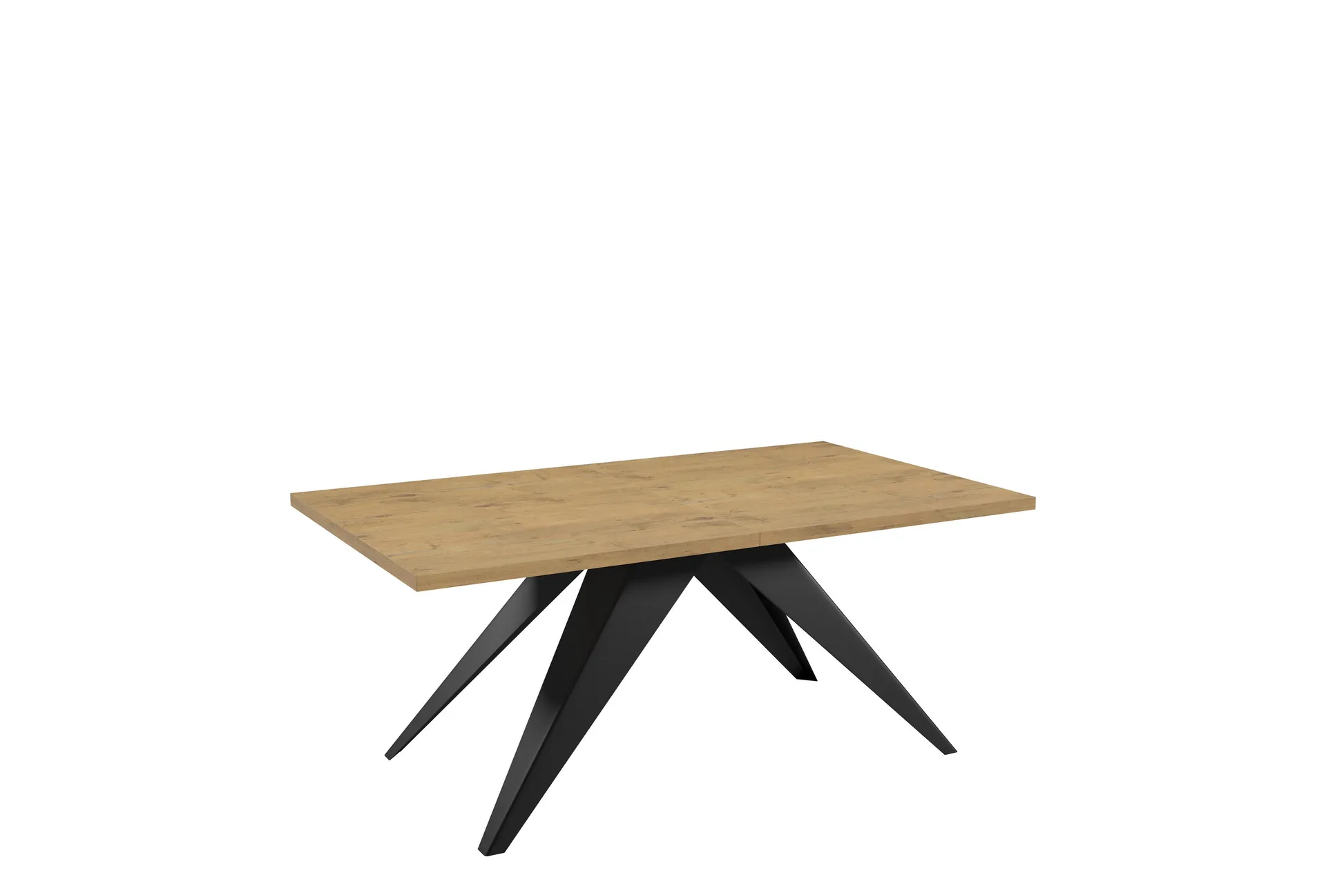 vento matbord 240 cm - svart/beige