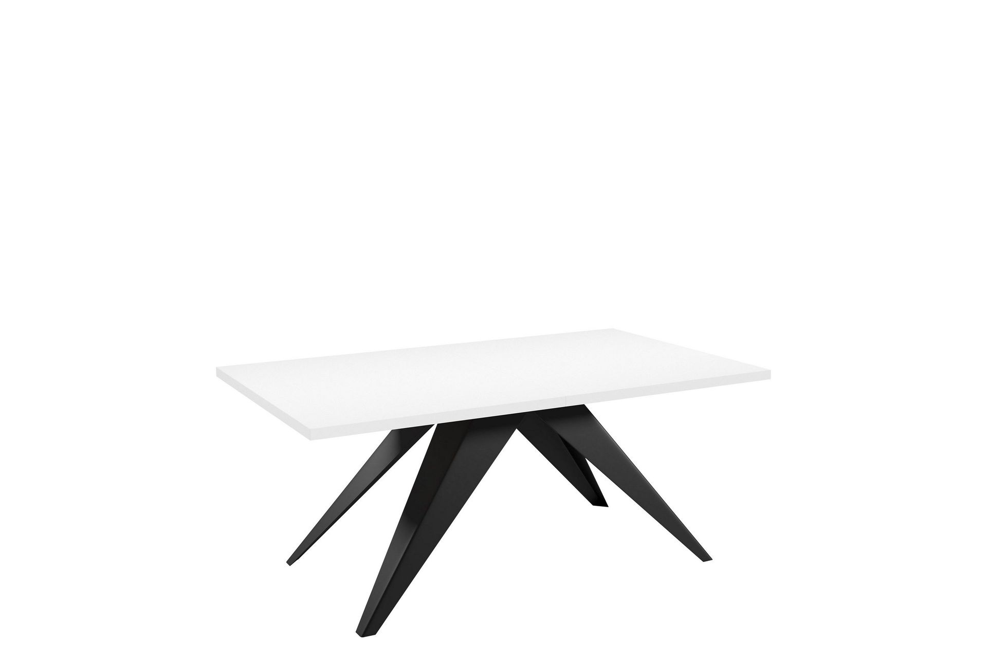 Vento Matbord 240 cm - Svart/Vit