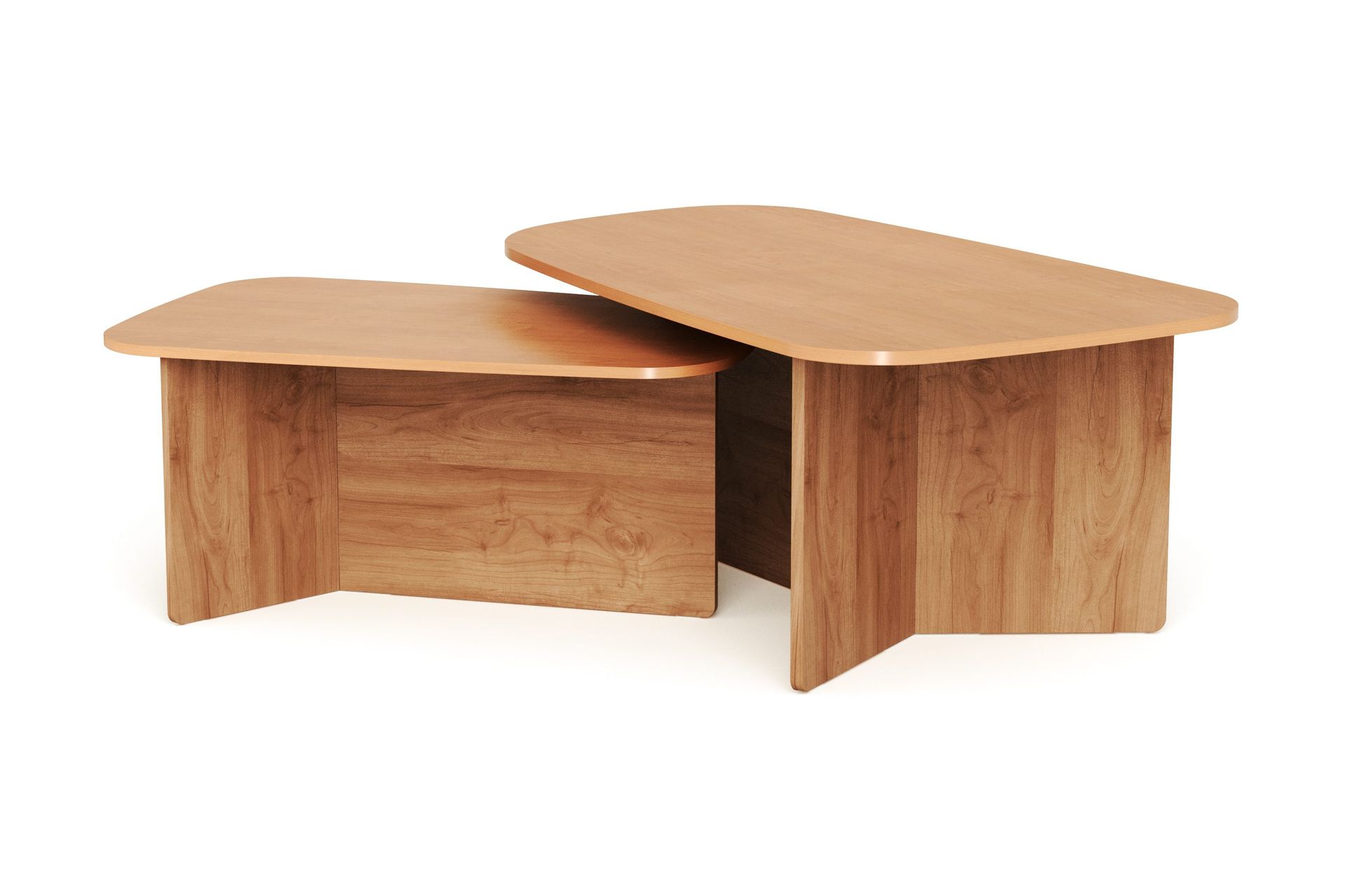 Vento Satsbord Soffbord 120x70 cm + 90x60 cm - Ek