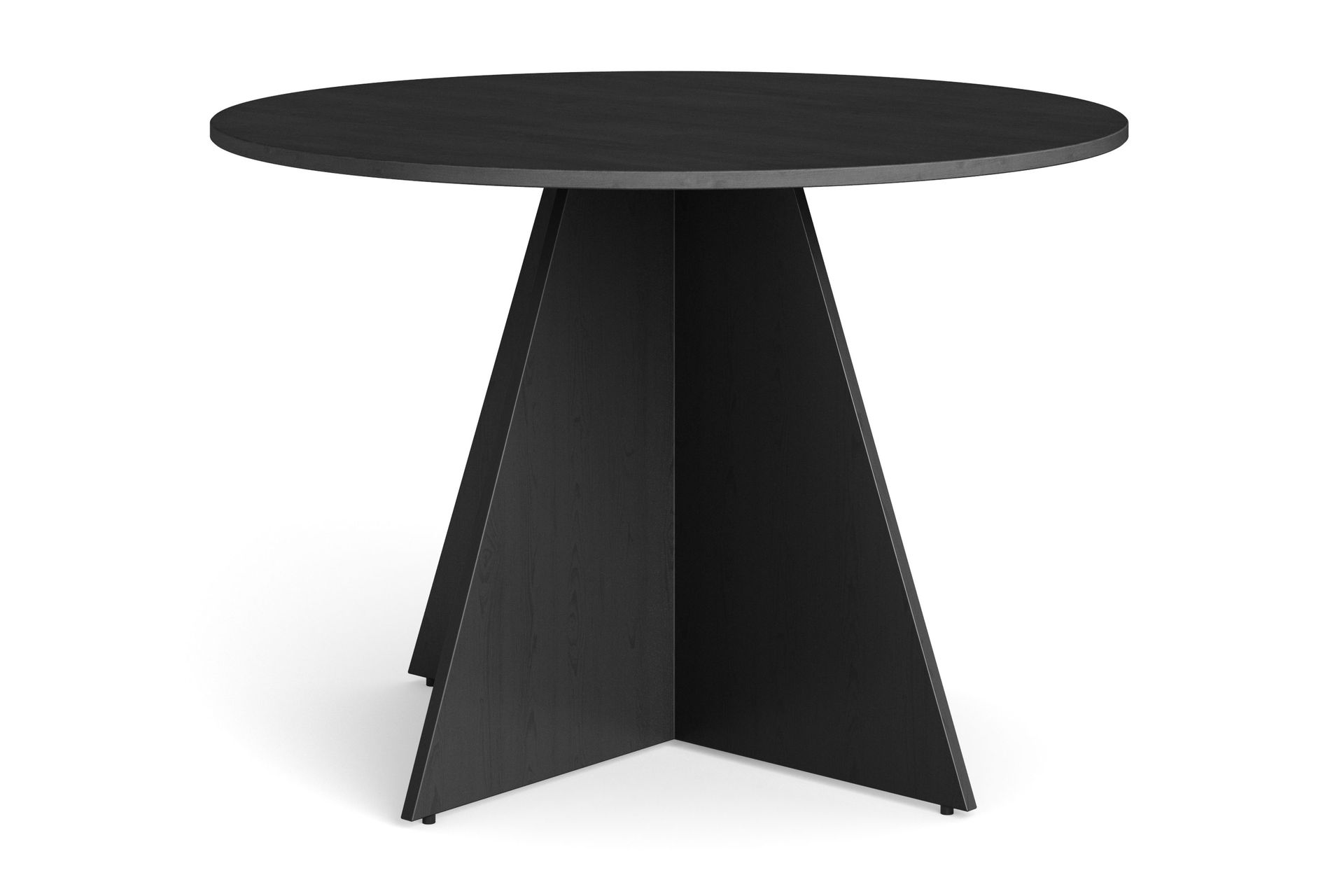 Vera Runt Matbord ø110 cm Fanér - Svart