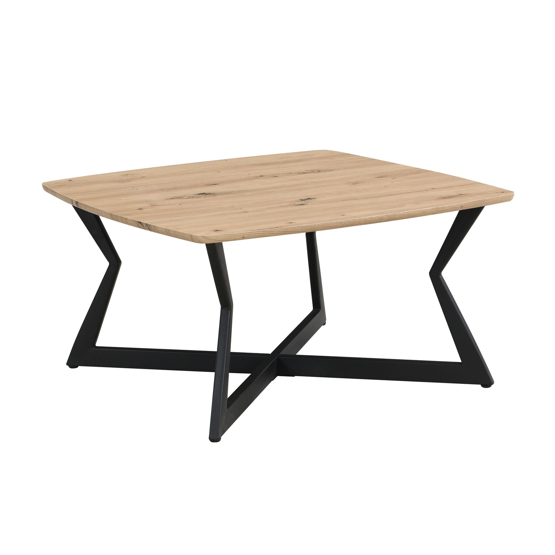 Zorlen Kvadratiskt soffbord 75x75 cm med eklook - ek-look svart