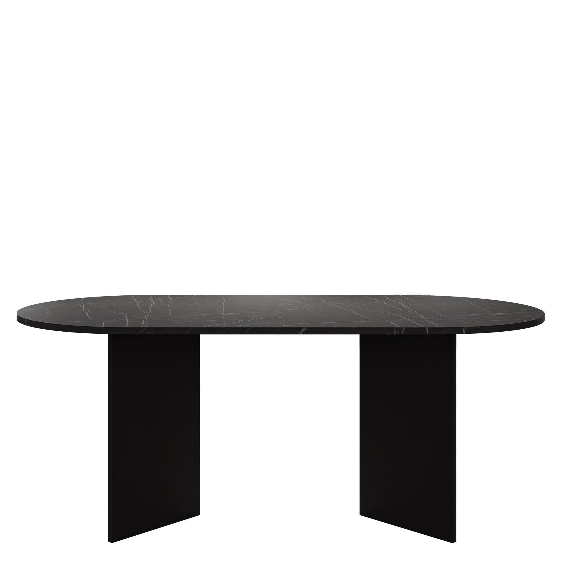 Zyleron Matbord oval 185 cm - Svart