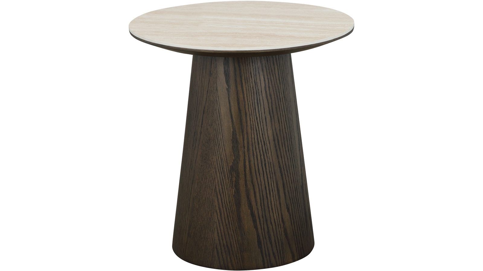 Ödalen Soffbord Rund 48 cm - Travertine look