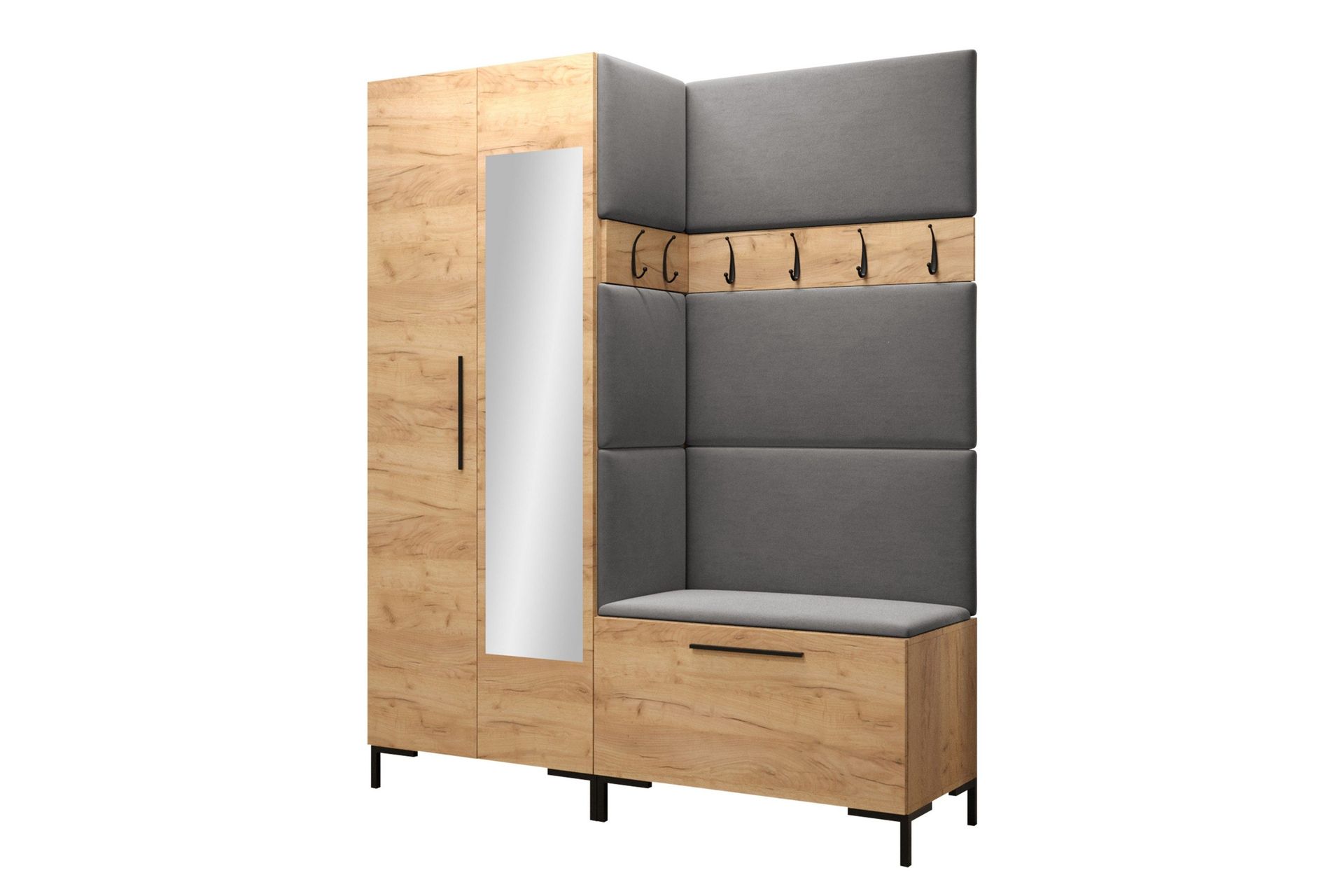 Ahsamin Hallmöbelset - Beige/Brun