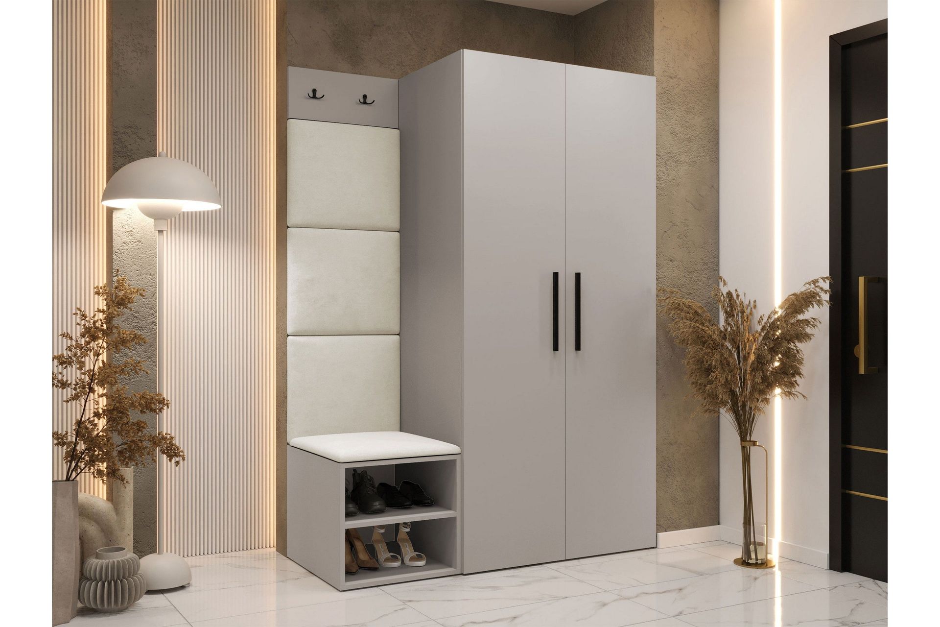Farosa Hallmöbelset - Beige/Vit