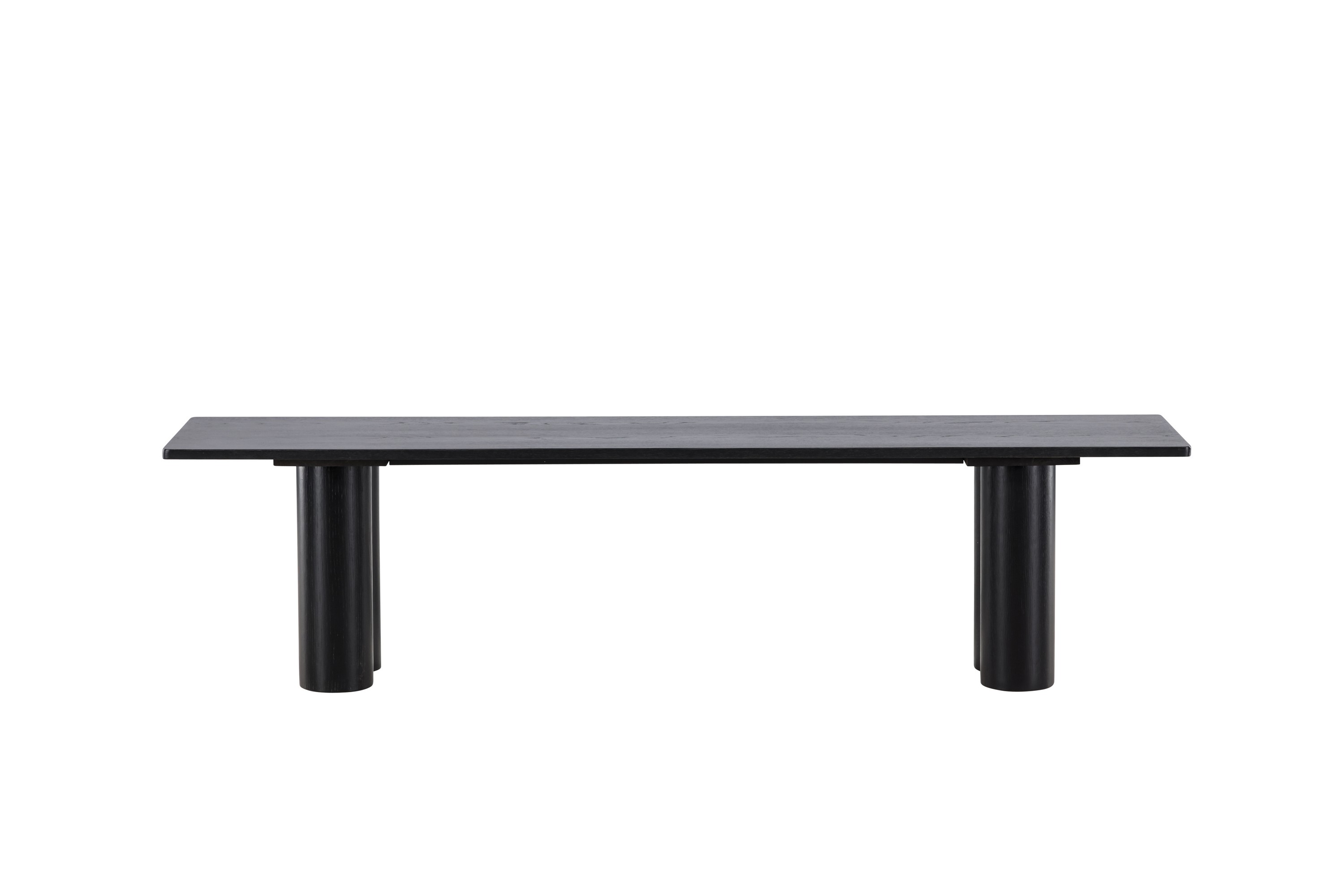 Matbänk Olivia 40x180x45 cm Svart