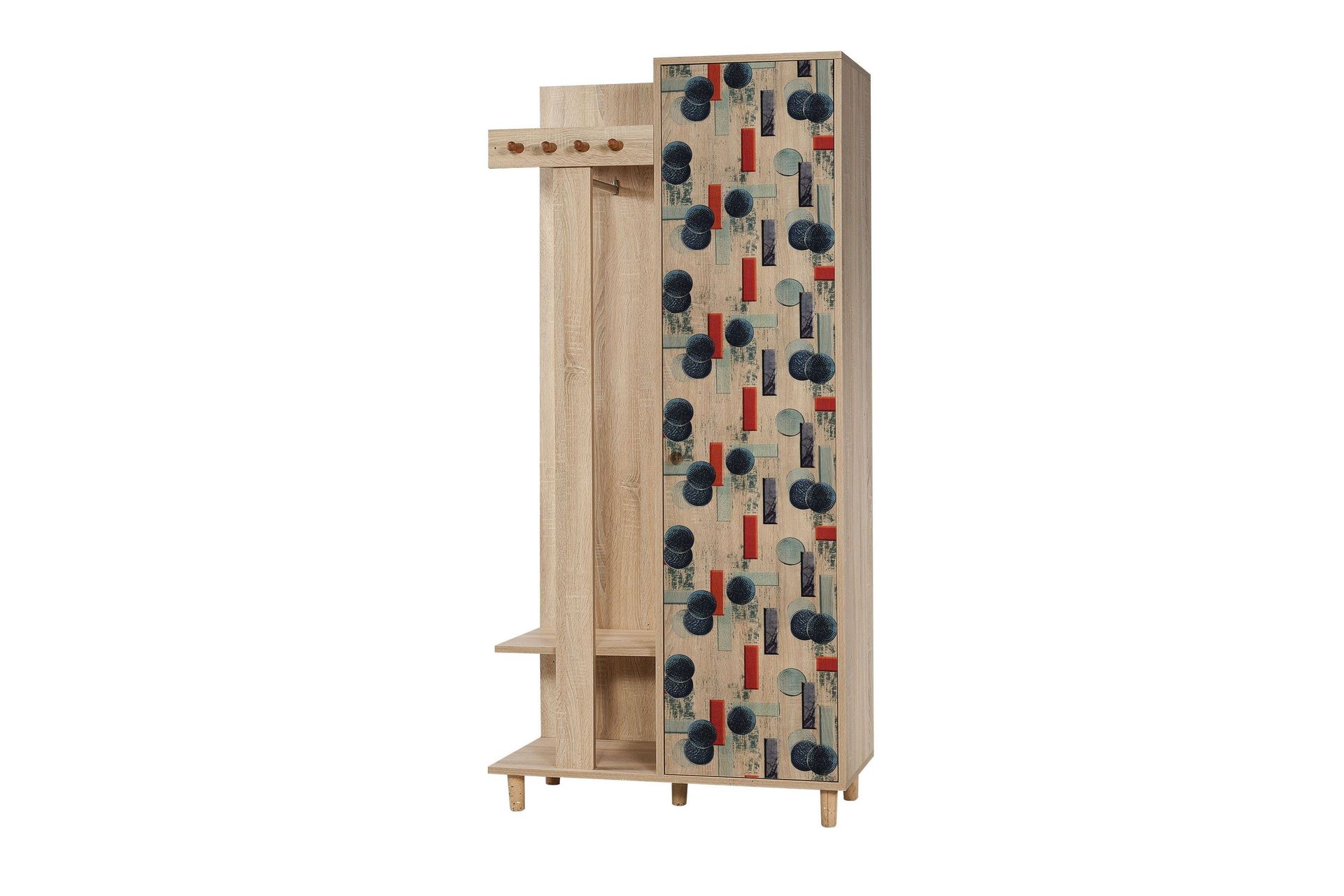 Brokind Klädförvaring 90 cm - Brun
