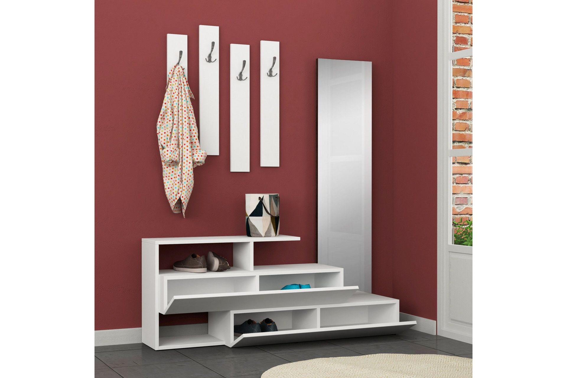 Decorta Hallförvaring/Garderob - Vit
