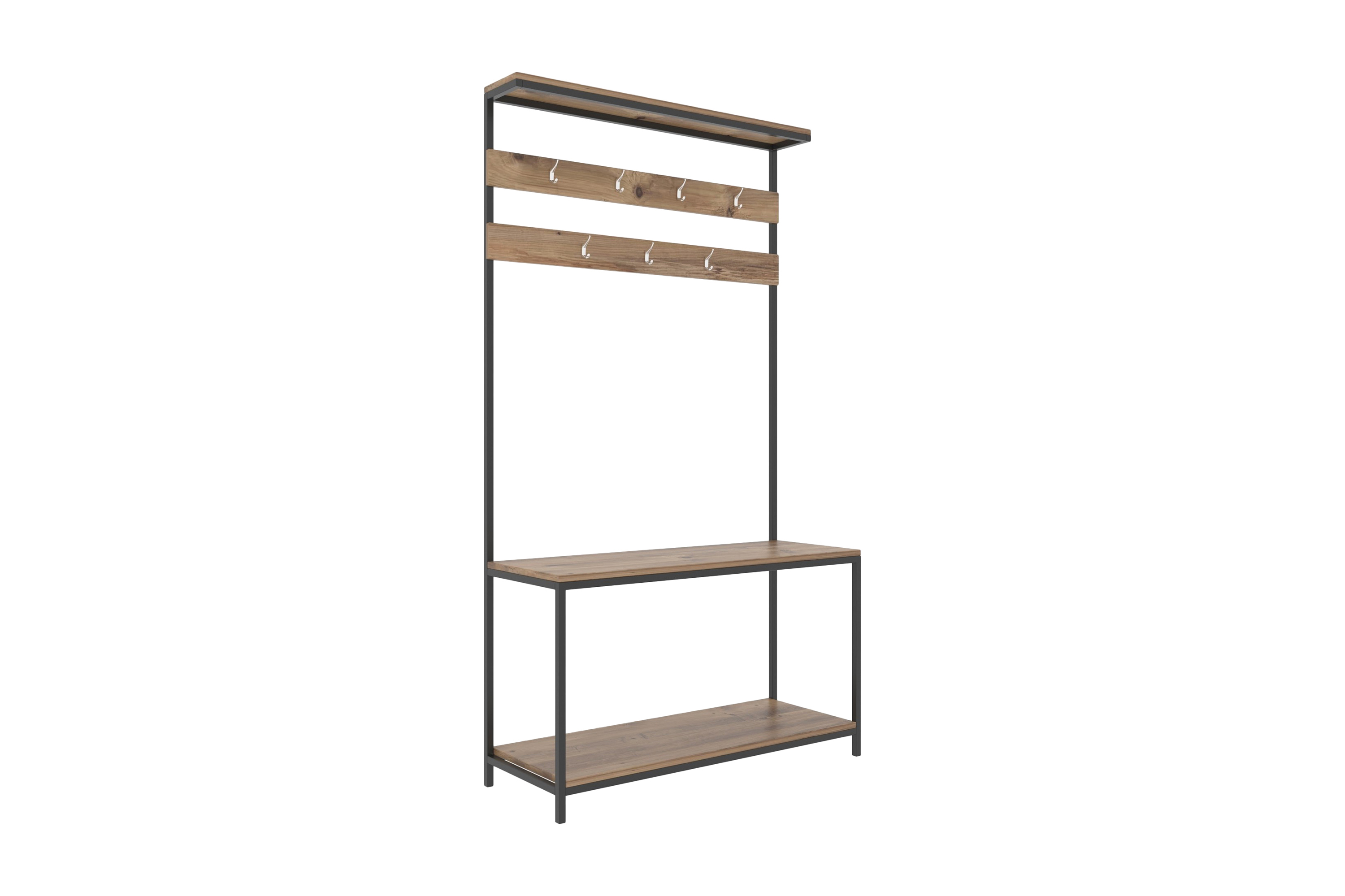 Hallmöbel Durate 105 cm SvartTräNatur
