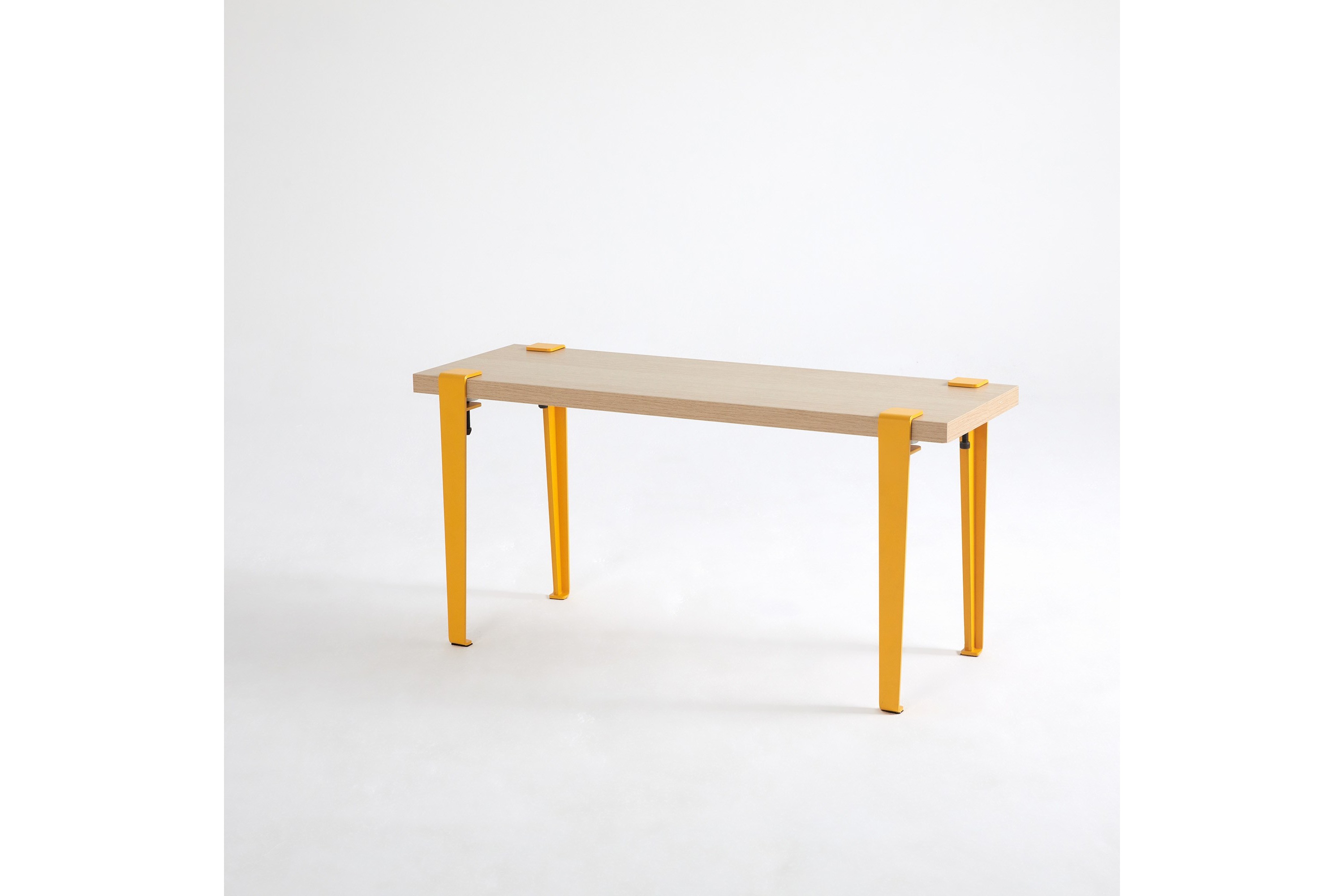 Sittbänk Khalkeus 90x30 cm Brun/Gul Hanah Home