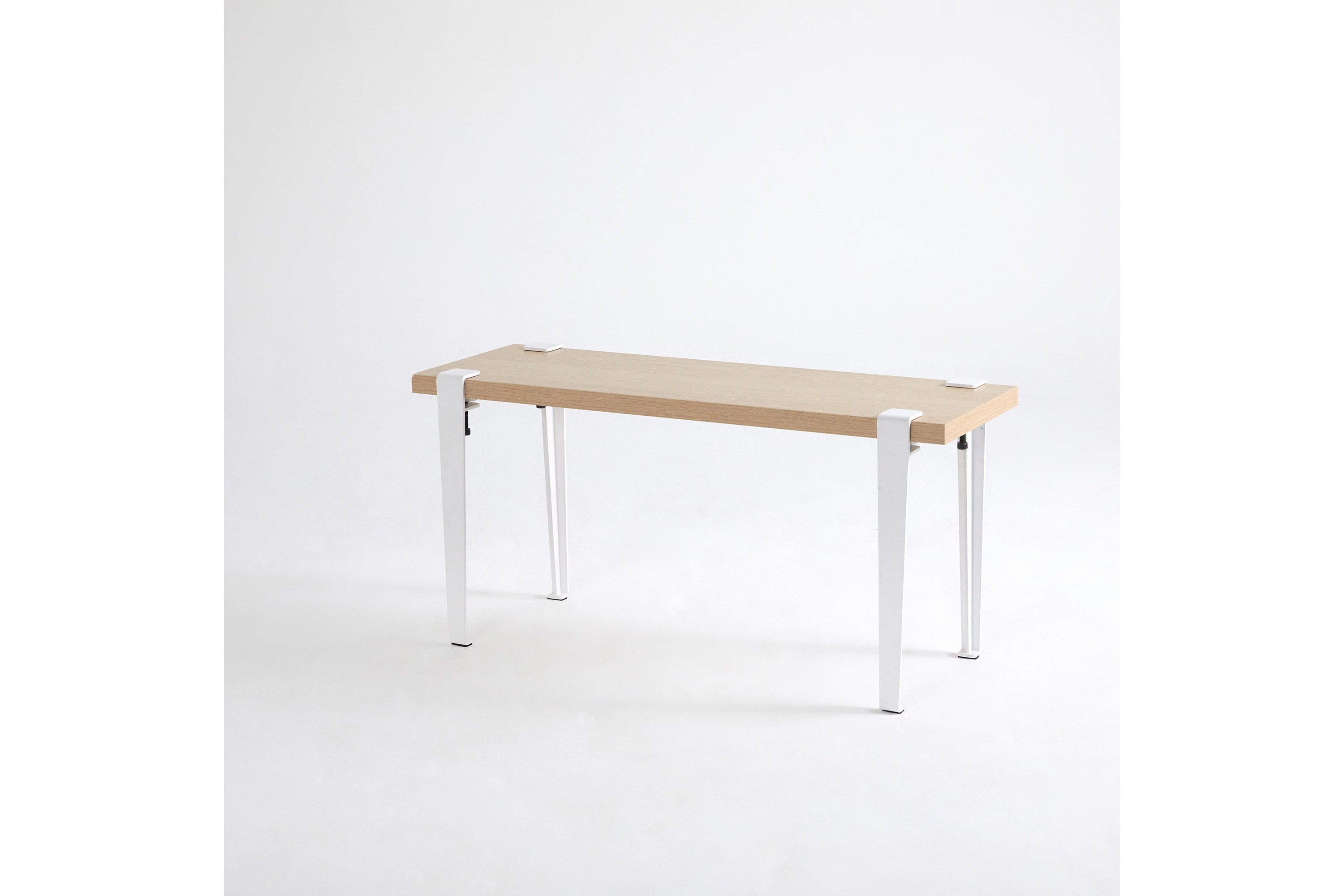 Sittbänk Khalkeus 90x30 cm Brun/Vit Hanah Home