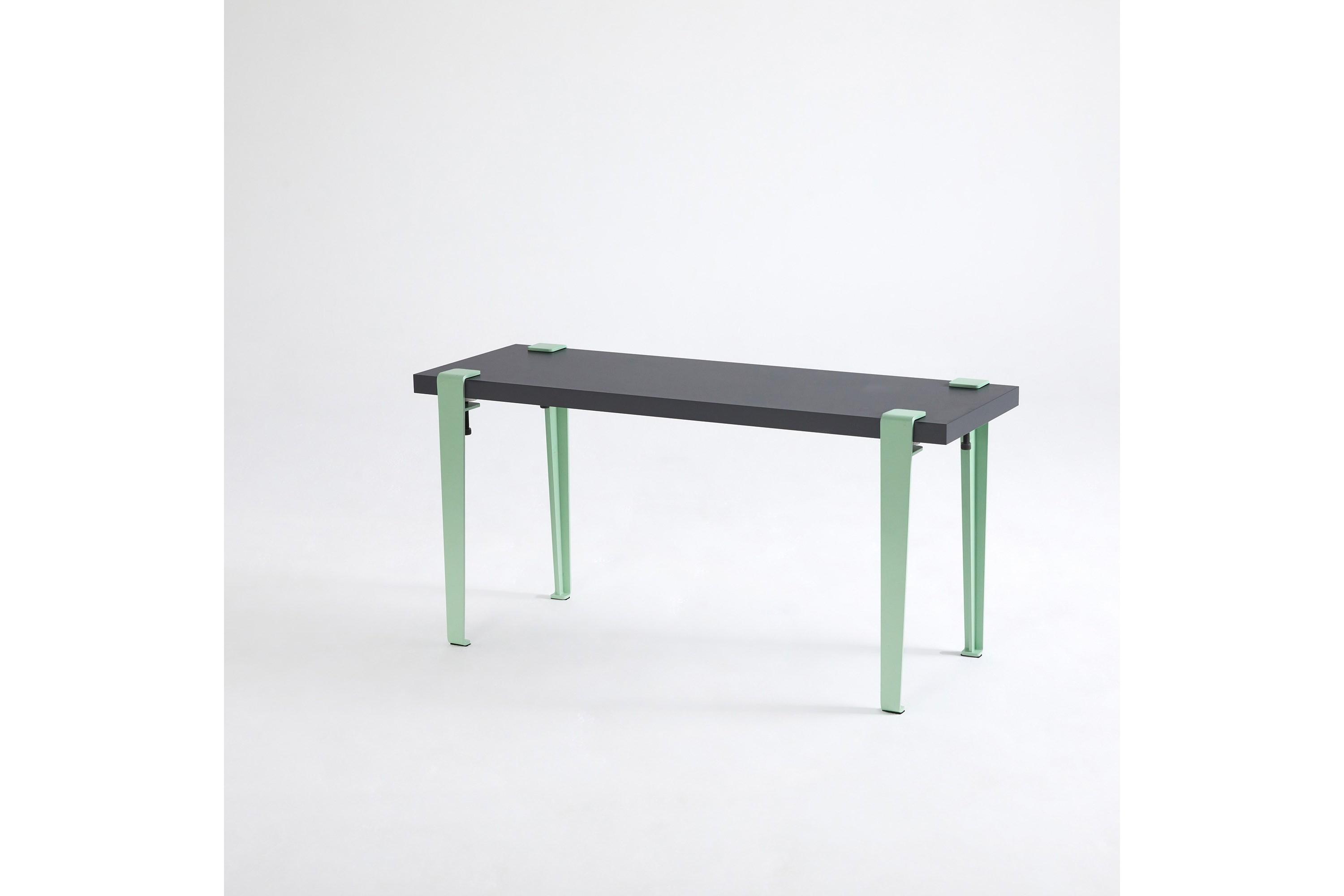 Sittbänk Khalkeus 90x30 cm Svart/BlåGrön Hanah Home