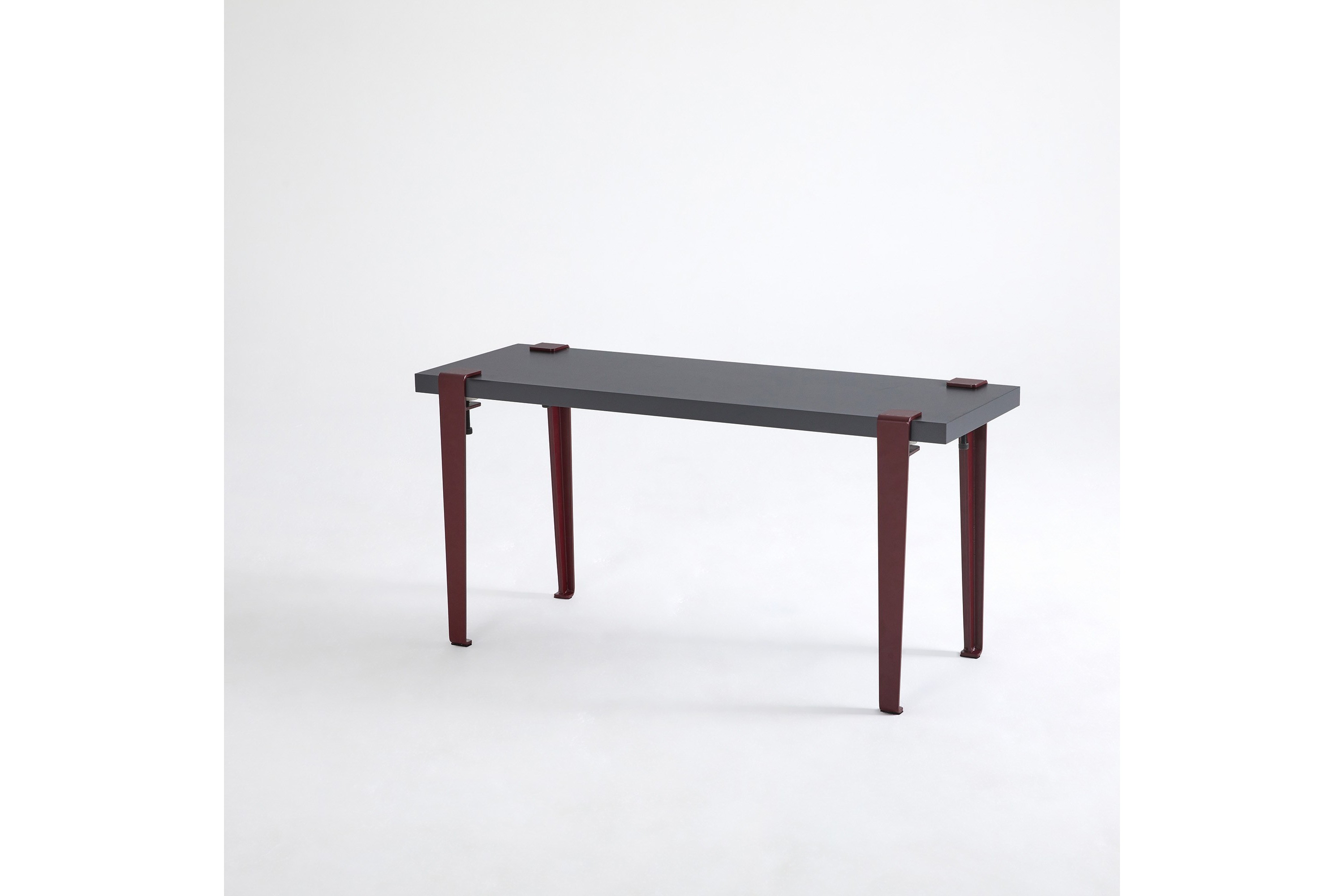Sittbänk Khalkeus 90x30 cm Svart/Röd Hanah Home