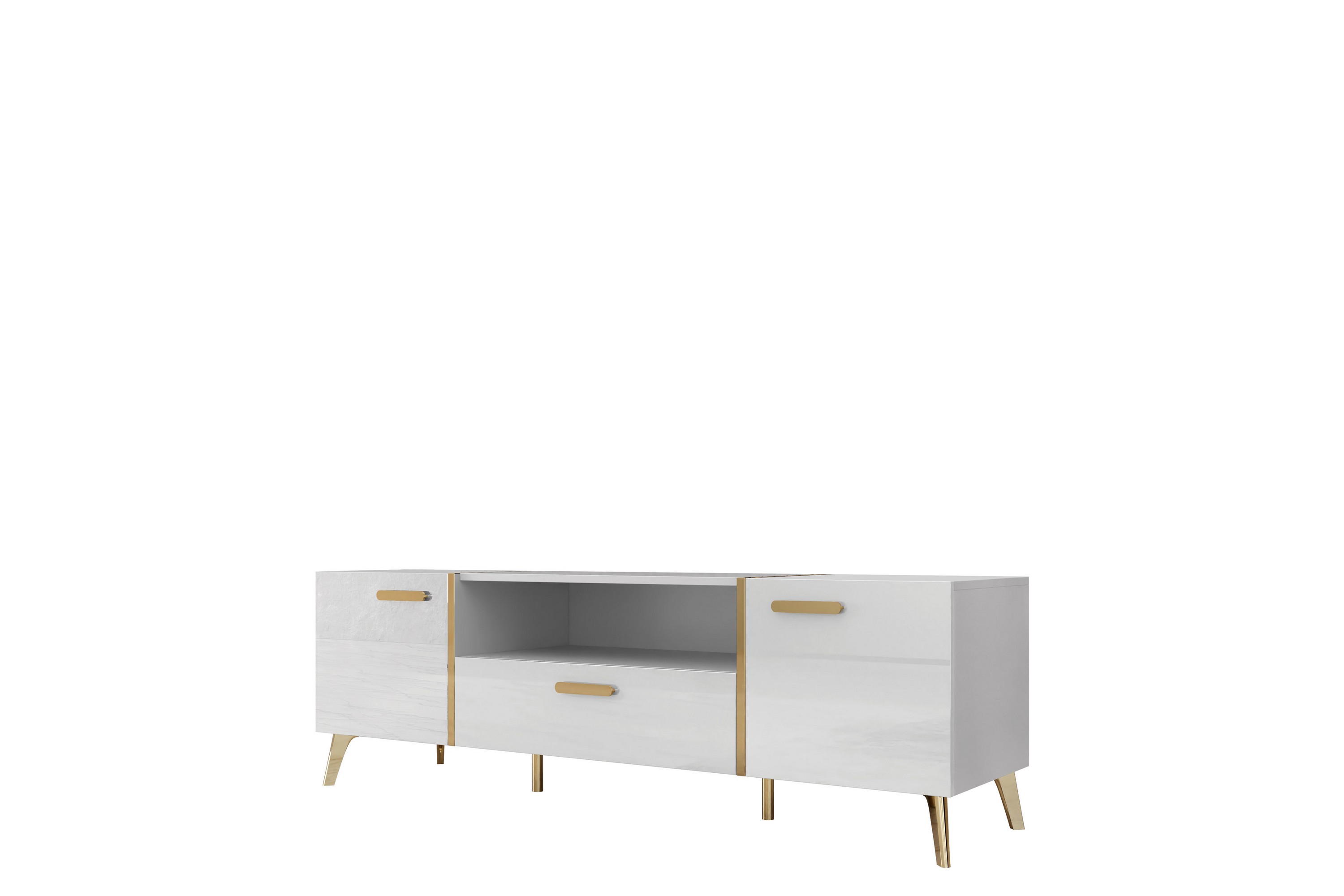 Akihiko Tv-bänk 154 cm Vit