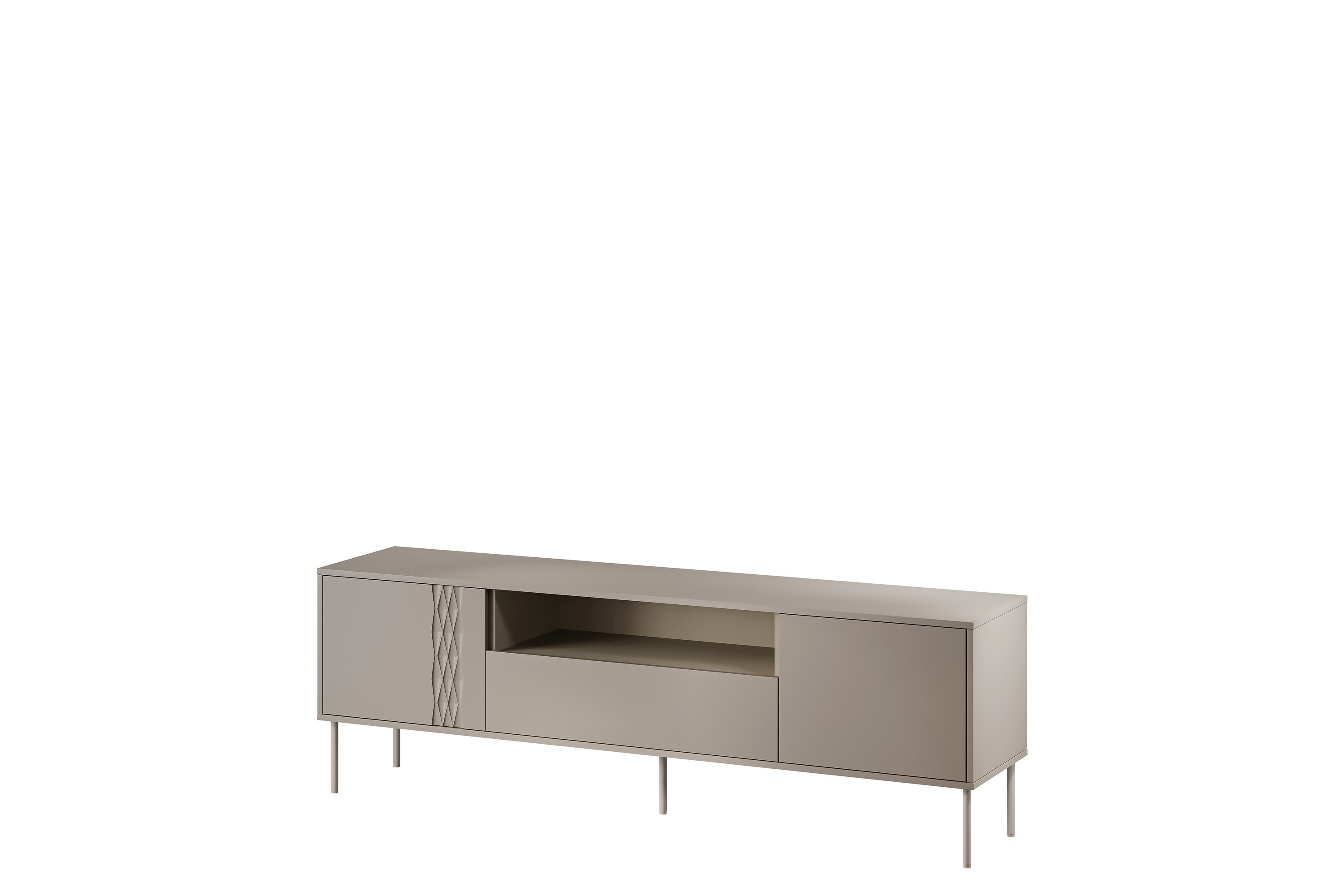 akiko tv-bänk 180 cm - beige