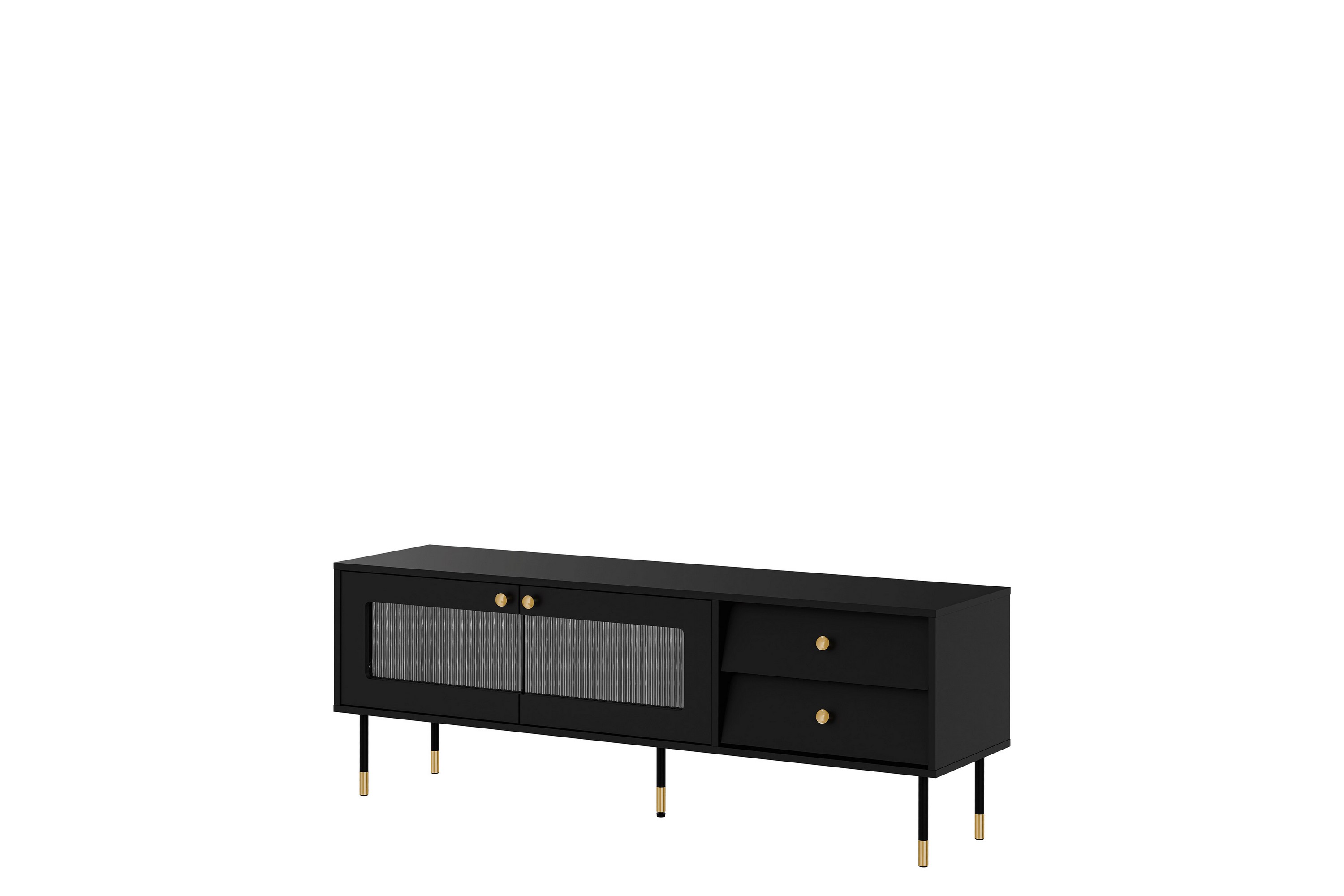 Akilesh Tv-bänk 150 cm Svart