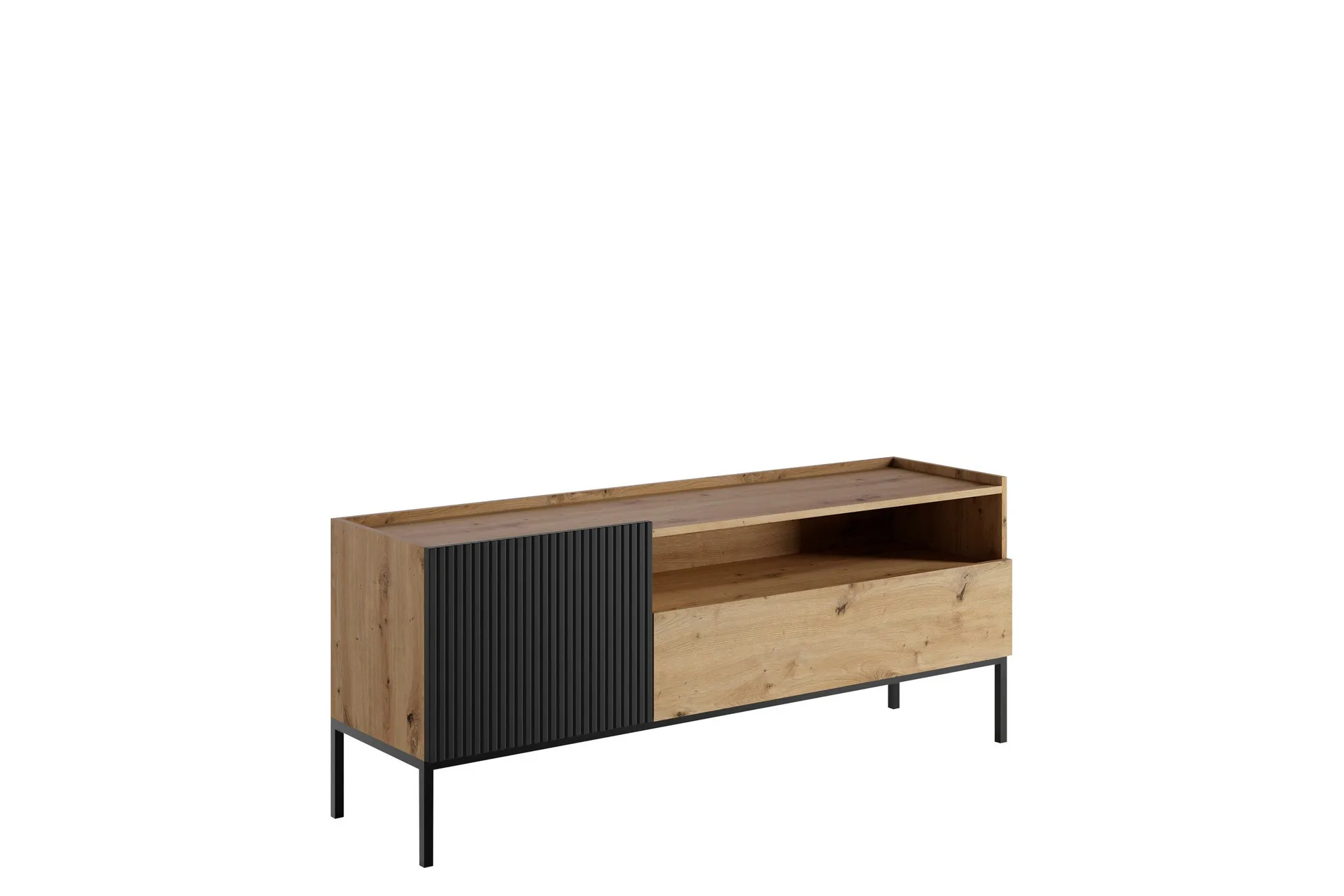 Amelus Tv-b&auml;nk 150 cm - Brun