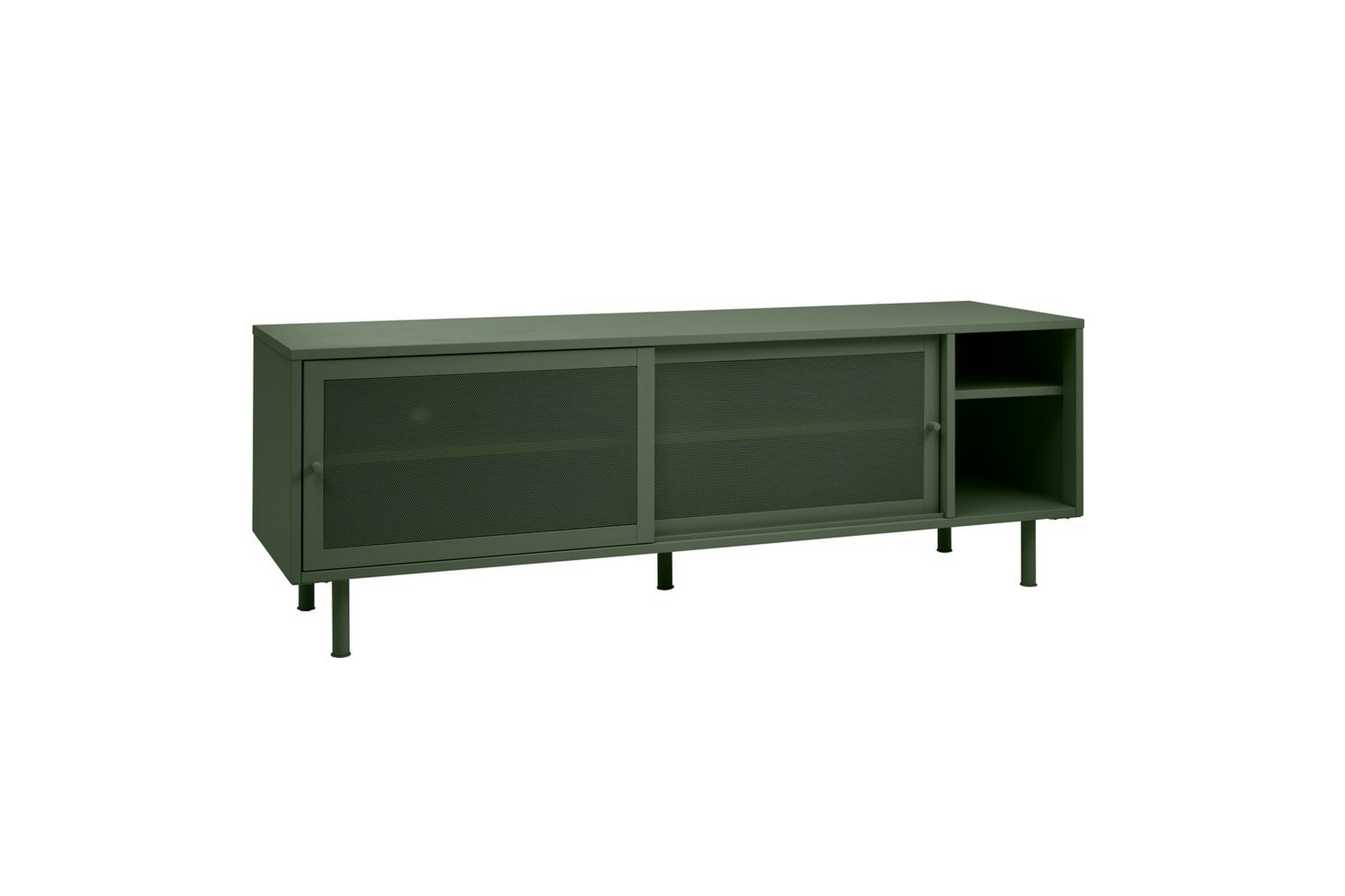 basanti tv-bänk 160 cm - olivgrön