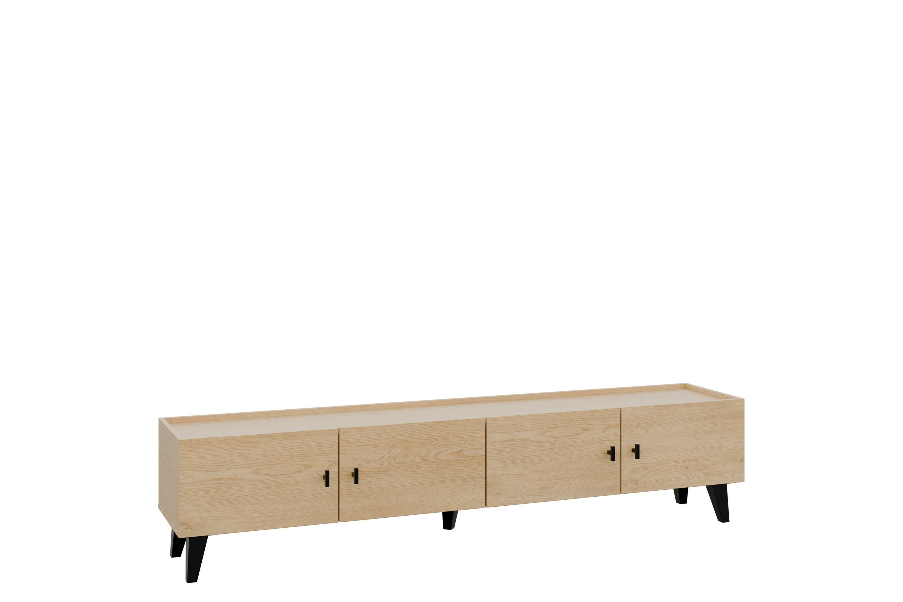 betsi tv-bänk 200x40 cm - gul