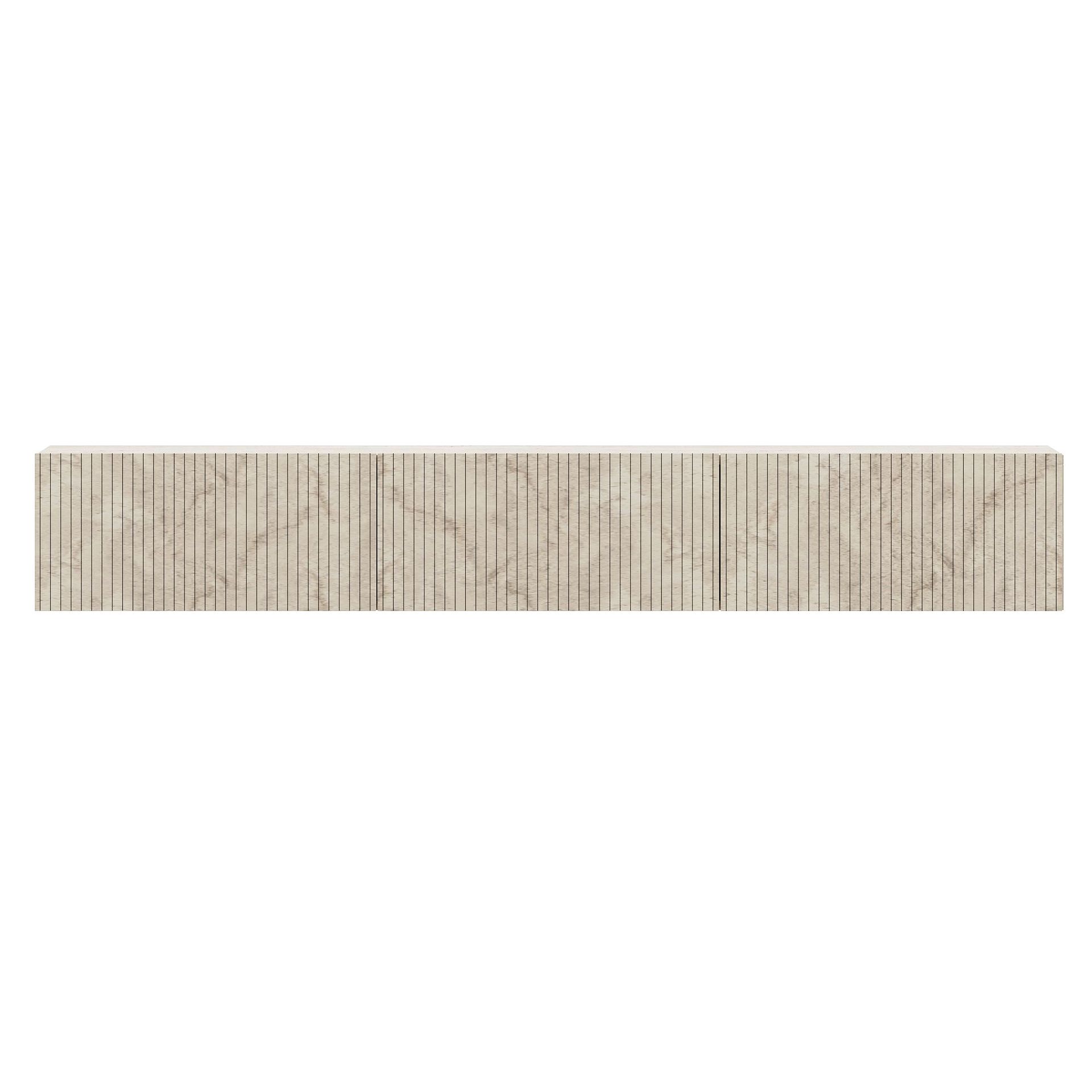 Bruveri TV-bänk 180x28,6x31,4 cm - Travertin