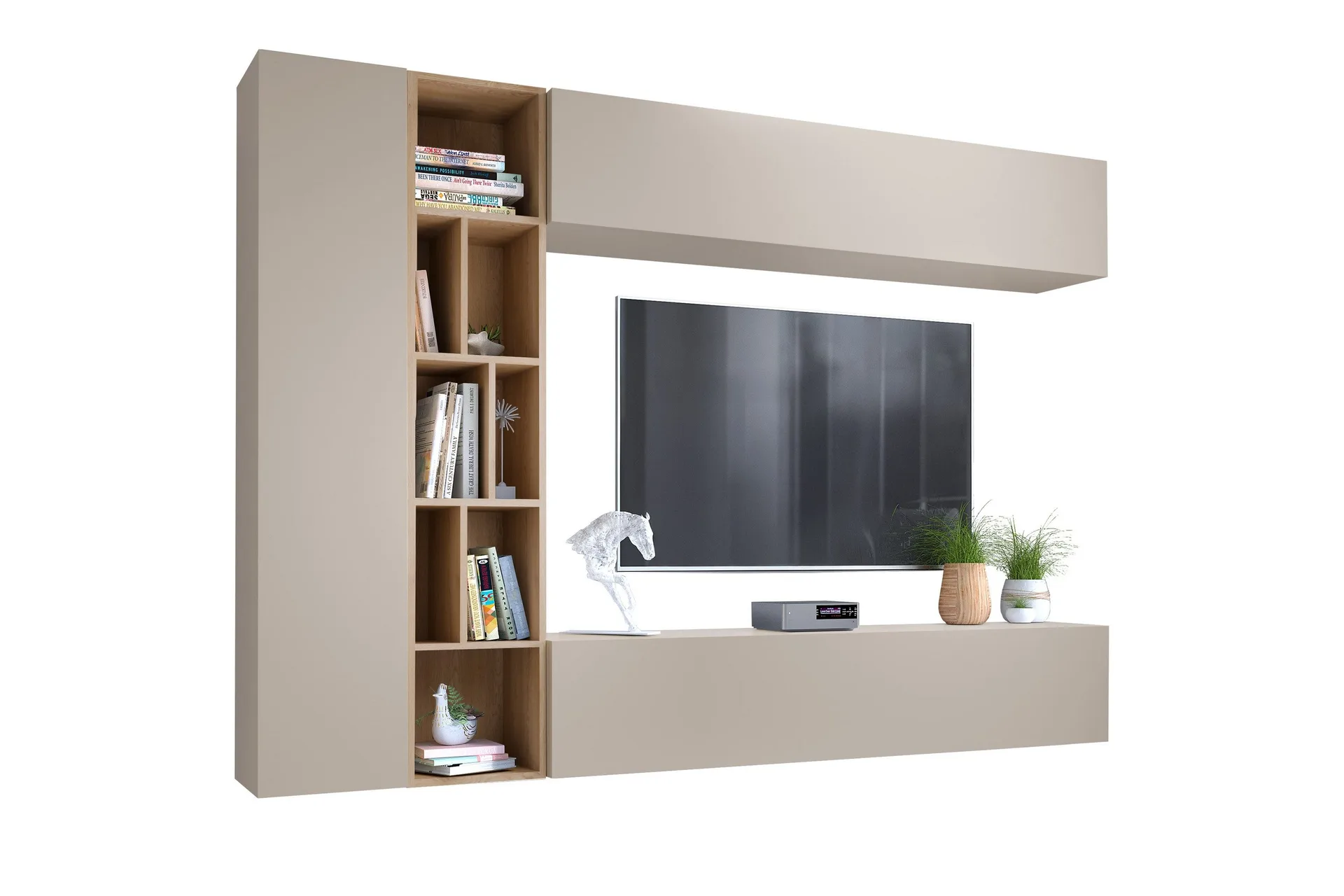 Bulet Tv-möbelset 224x33 cm - Beige