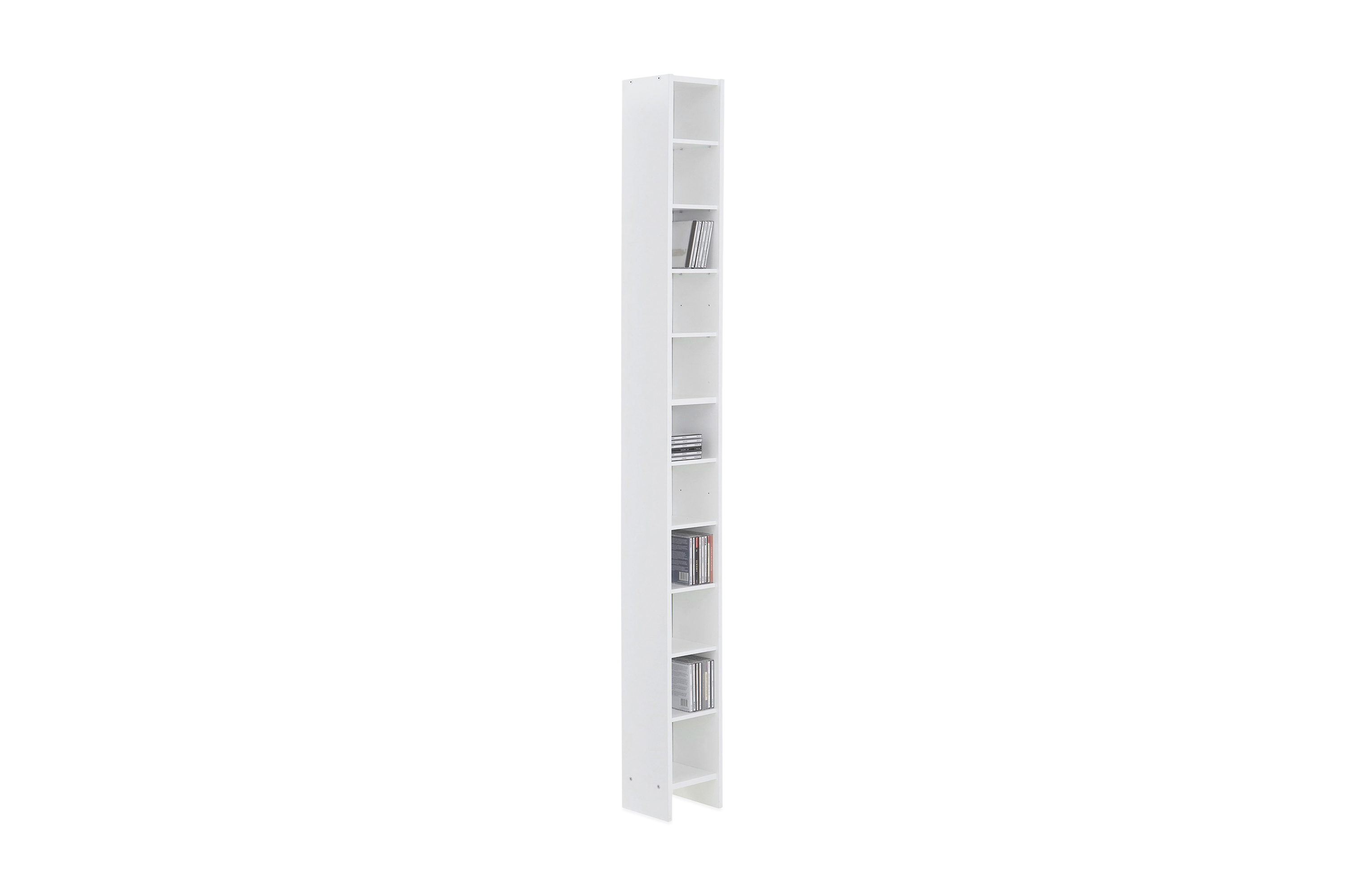 CD-hylla Petyr 20 cm Vit
