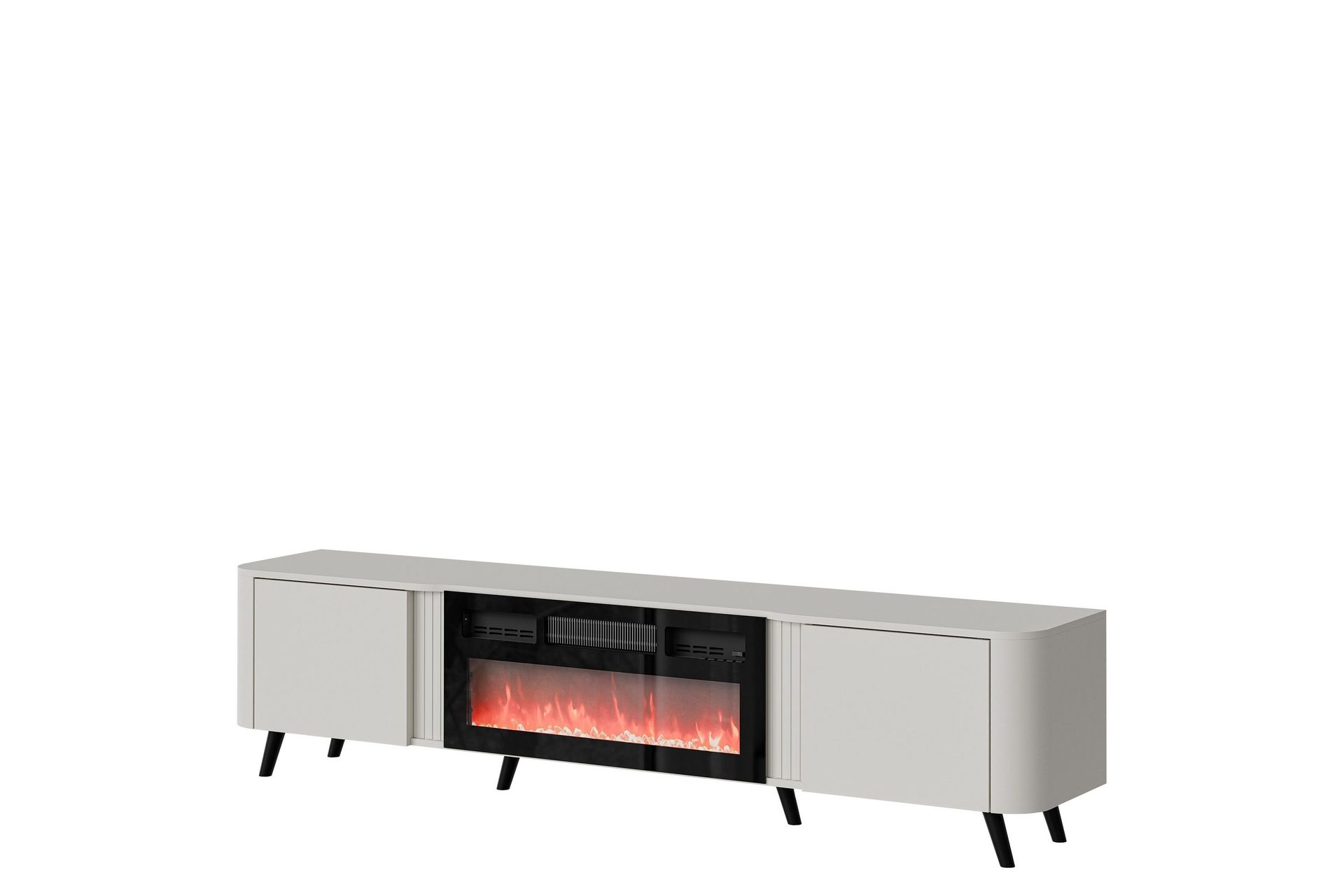 Clement Tv-b&auml;nk 200 cm - Beige
